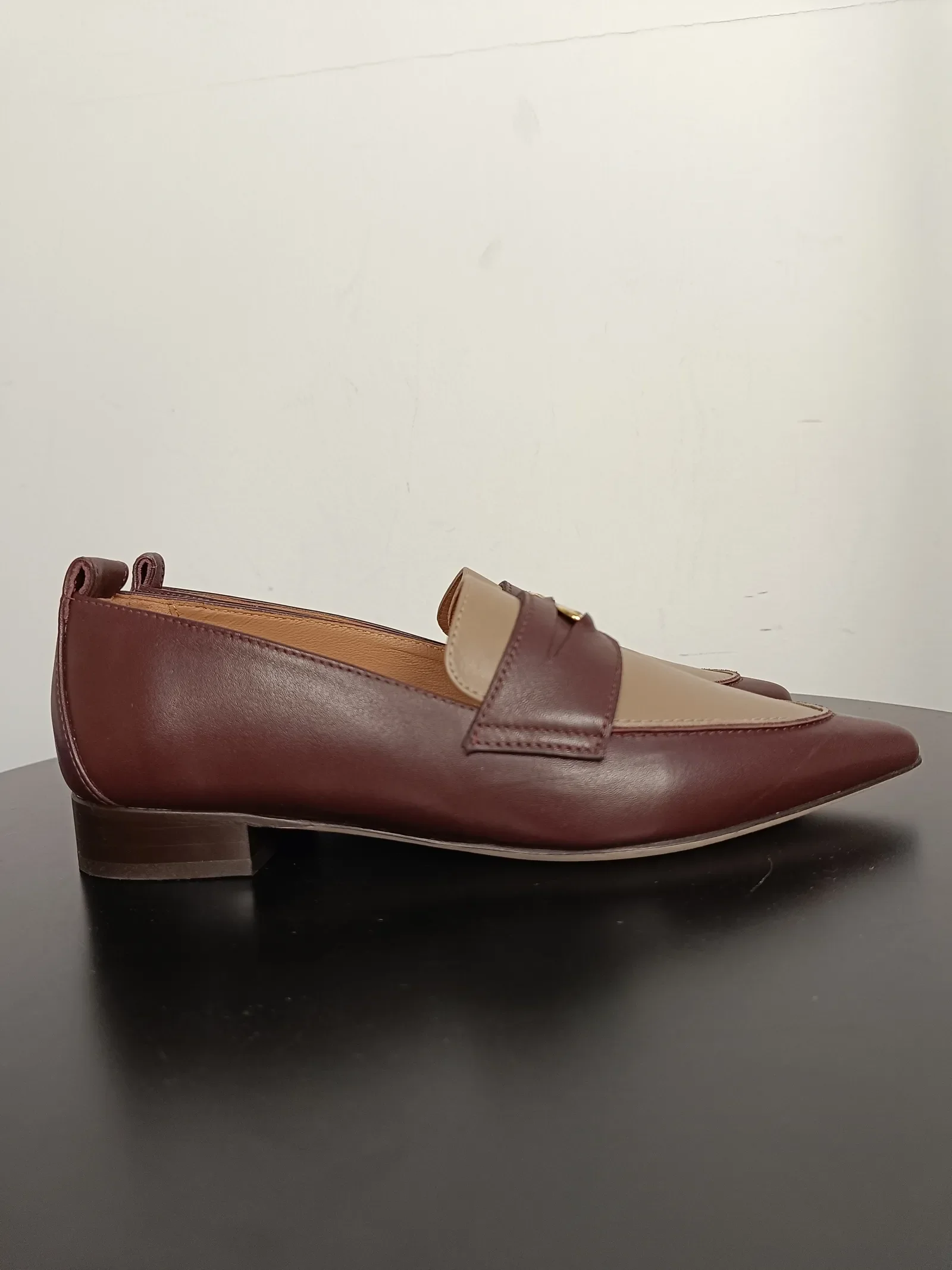 Flattered Penelope Brown-skinnloafers - Image 5