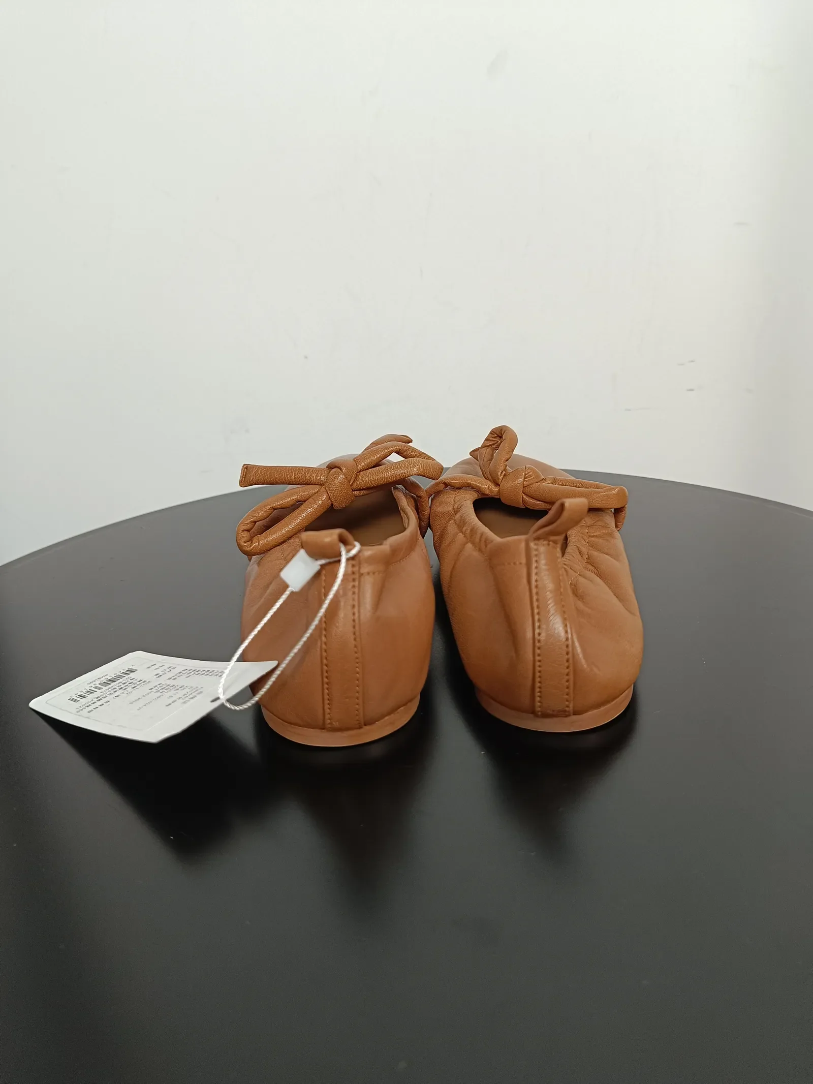 Flattered Polly Cognac Leather-skinnballerinaskor NWT - Image 5