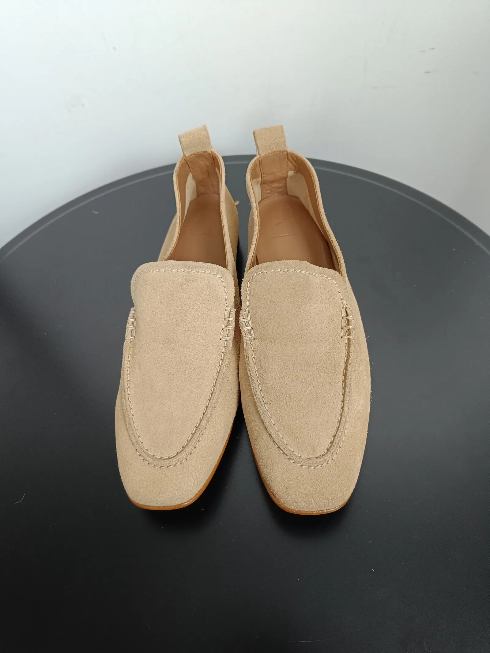 Flattered Vida Suede Sand-loafers - Image 4