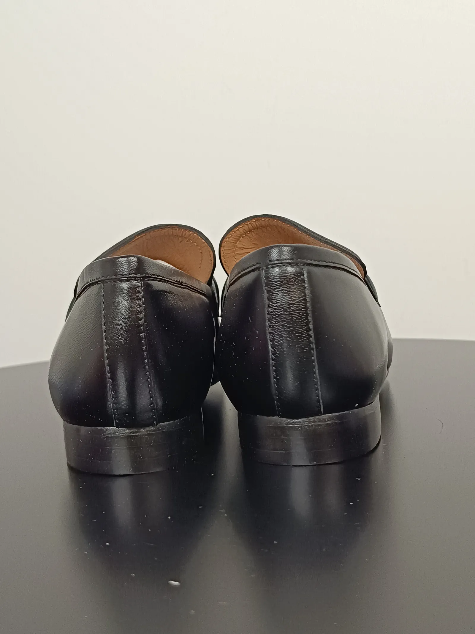 Flattered Vivienne Black Leather-skinnloafers NWOT - Image 5