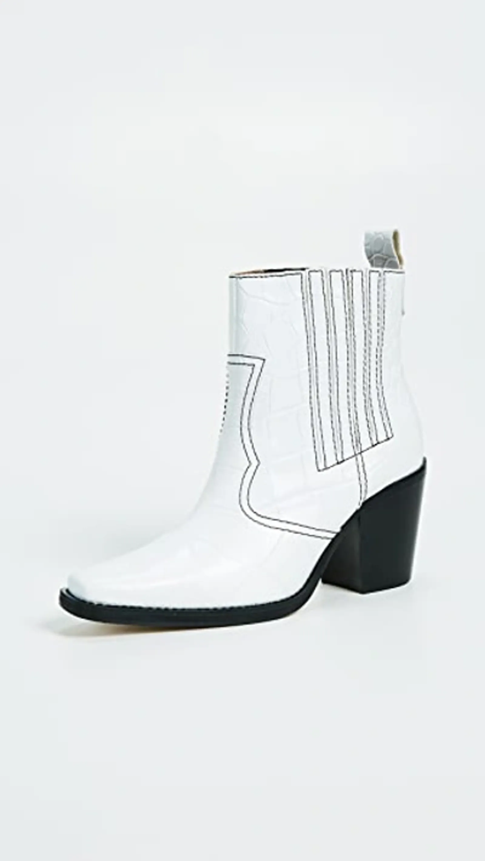 Ganni Callie Western-skinnboots