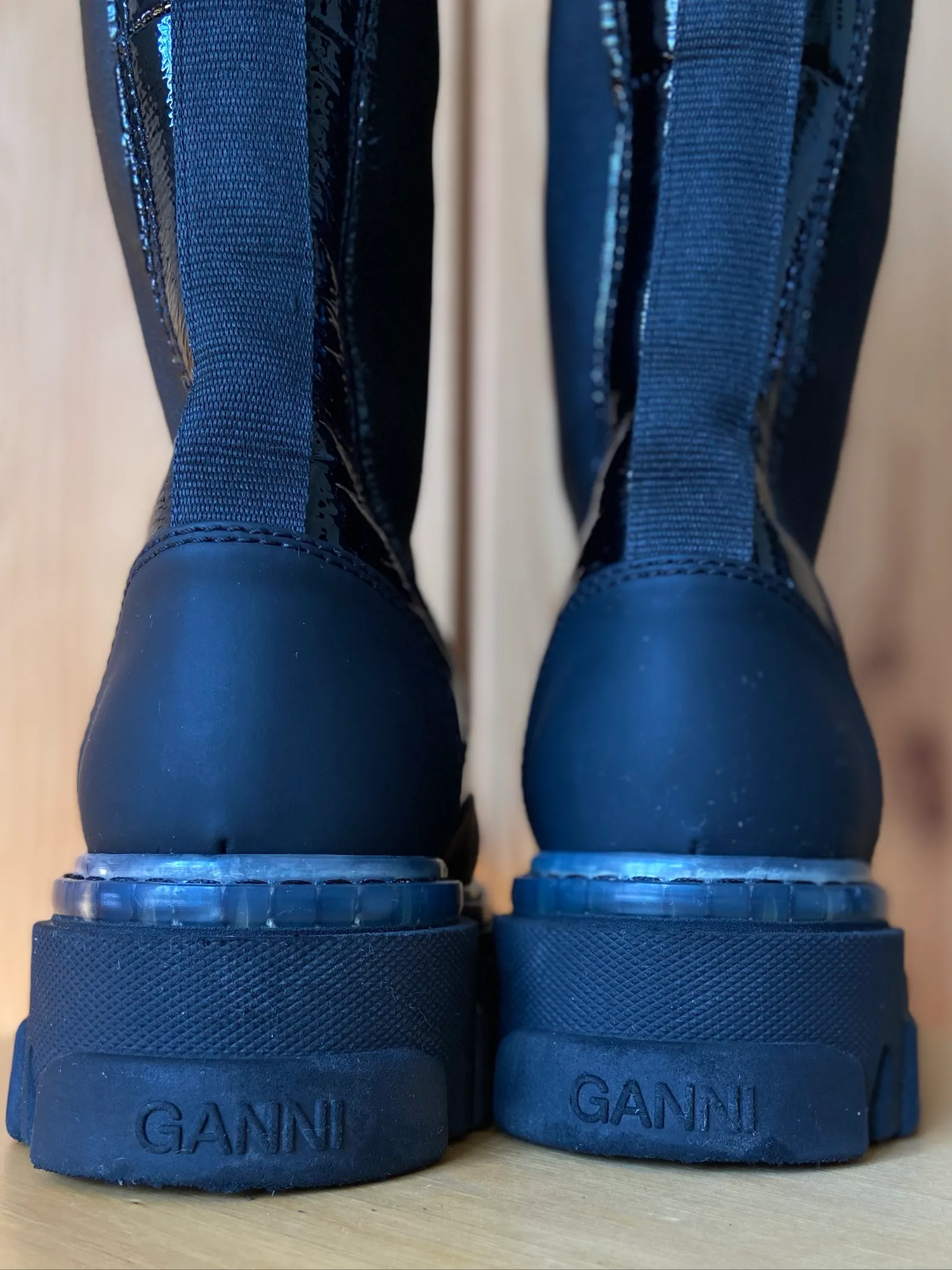 Ganni High Chelsea In Black Naplack-boots - Image 4