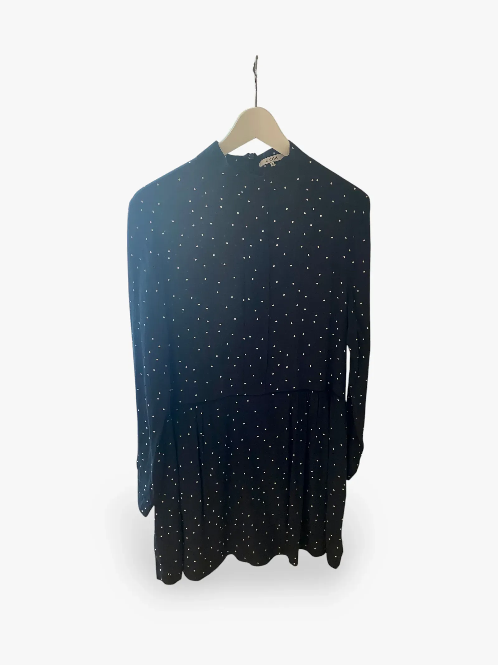 Ganni Rosemont Crepe-klänning NWOT - Image 2