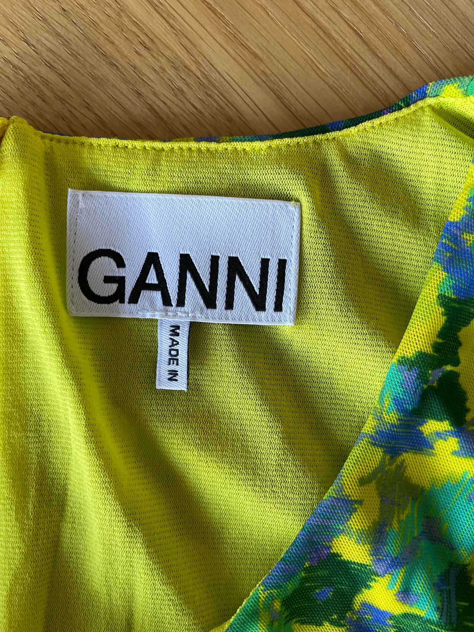 Ganni Ruched Mesh Mini-klänning - Image 3