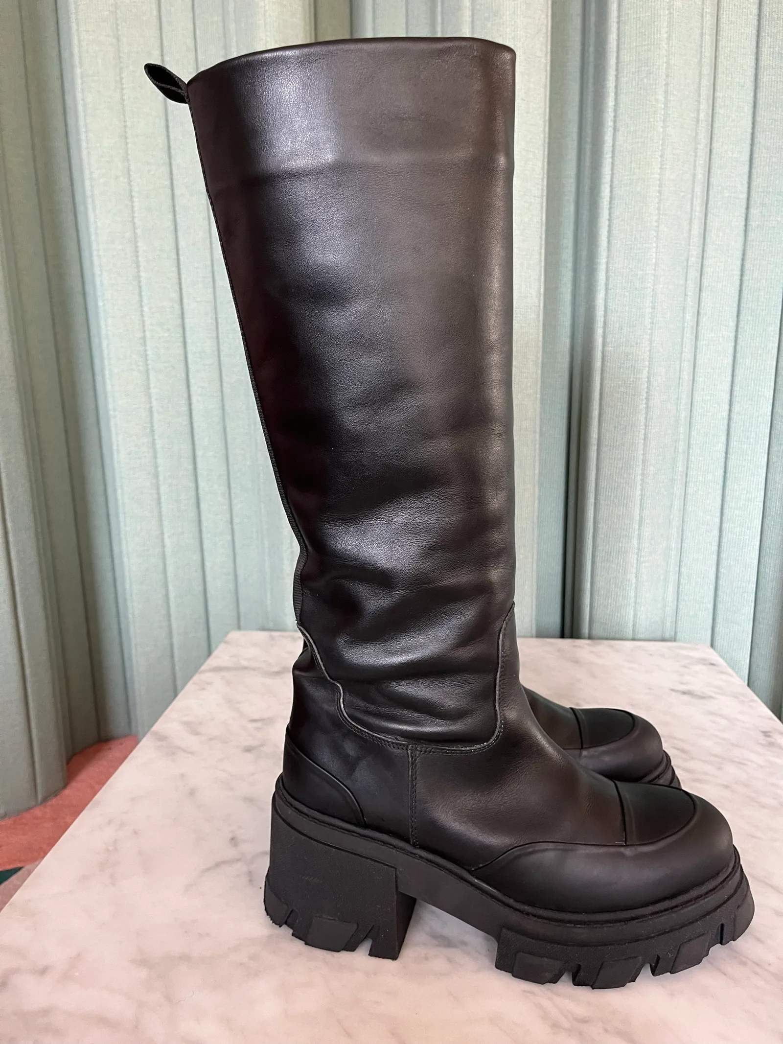 Ganni S1649-skinnboots - Image 5