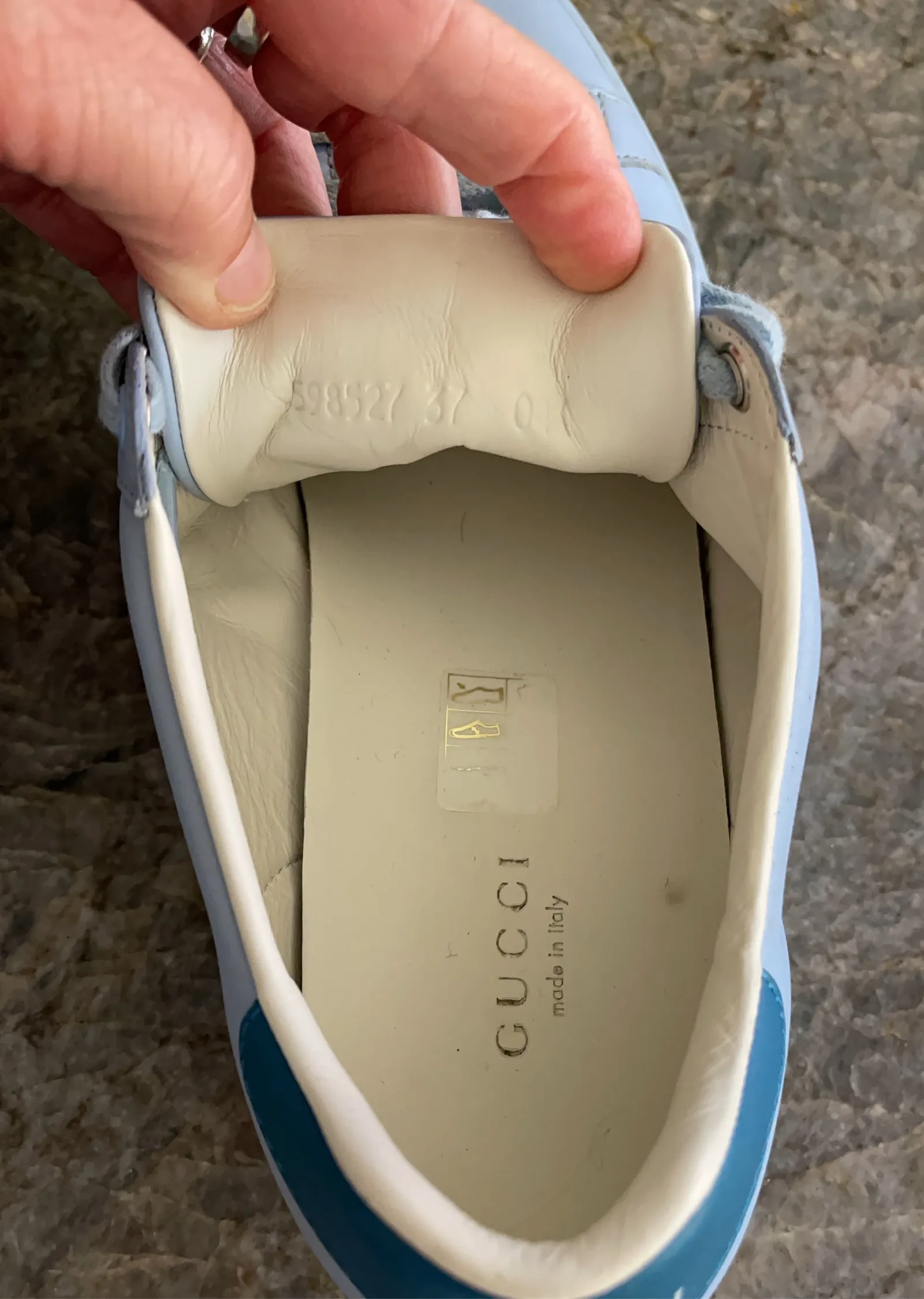 Gucci 598527 37 04k Ace-skinnsneakers - Image 7