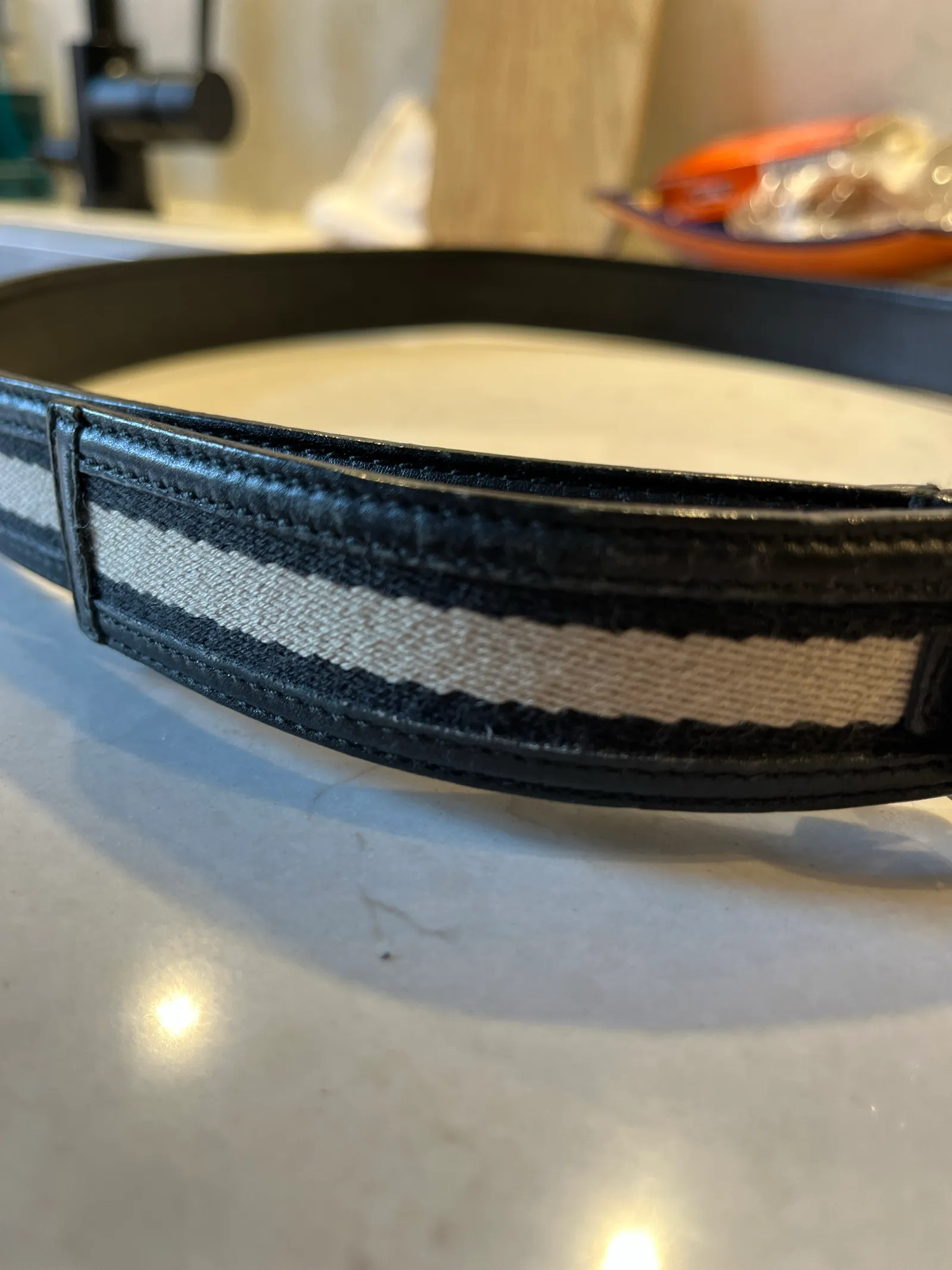 Gucci-skinnbälte - Image 4