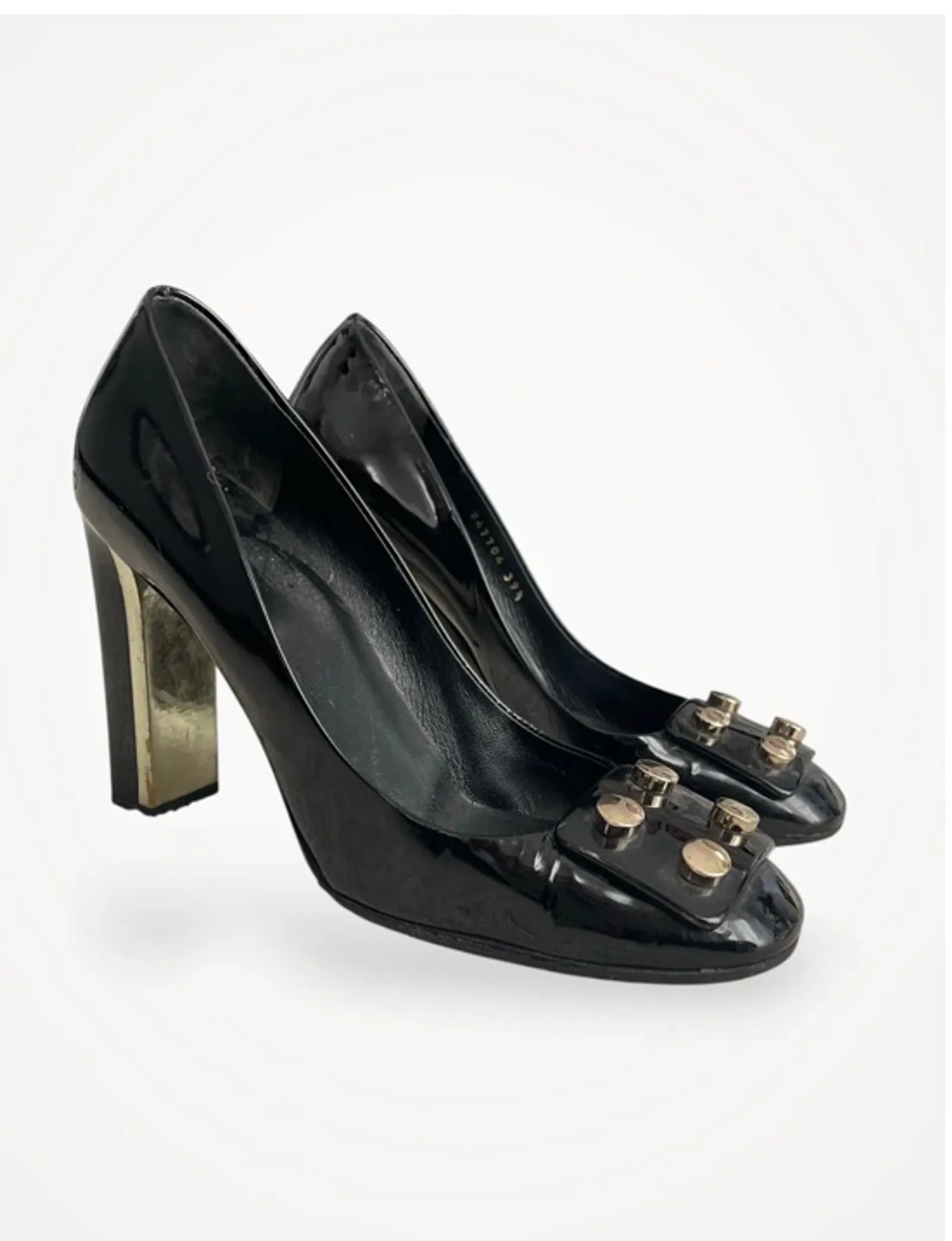 Gucci Black Patent Leather-skinnklackar - Image 3