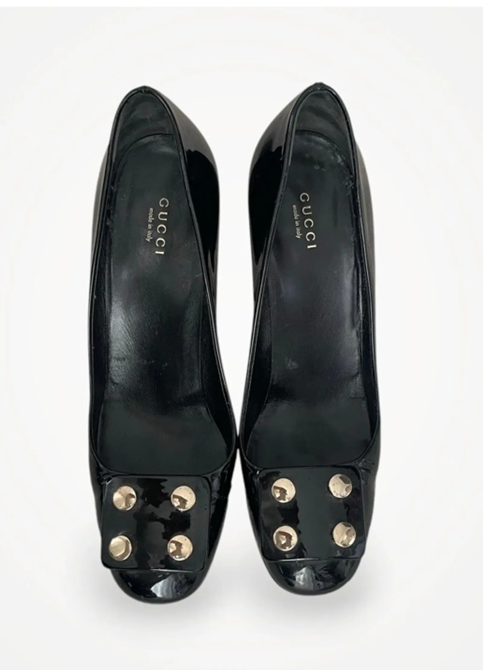 Gucci Black Patent Leather-skinnklackar - Image 6