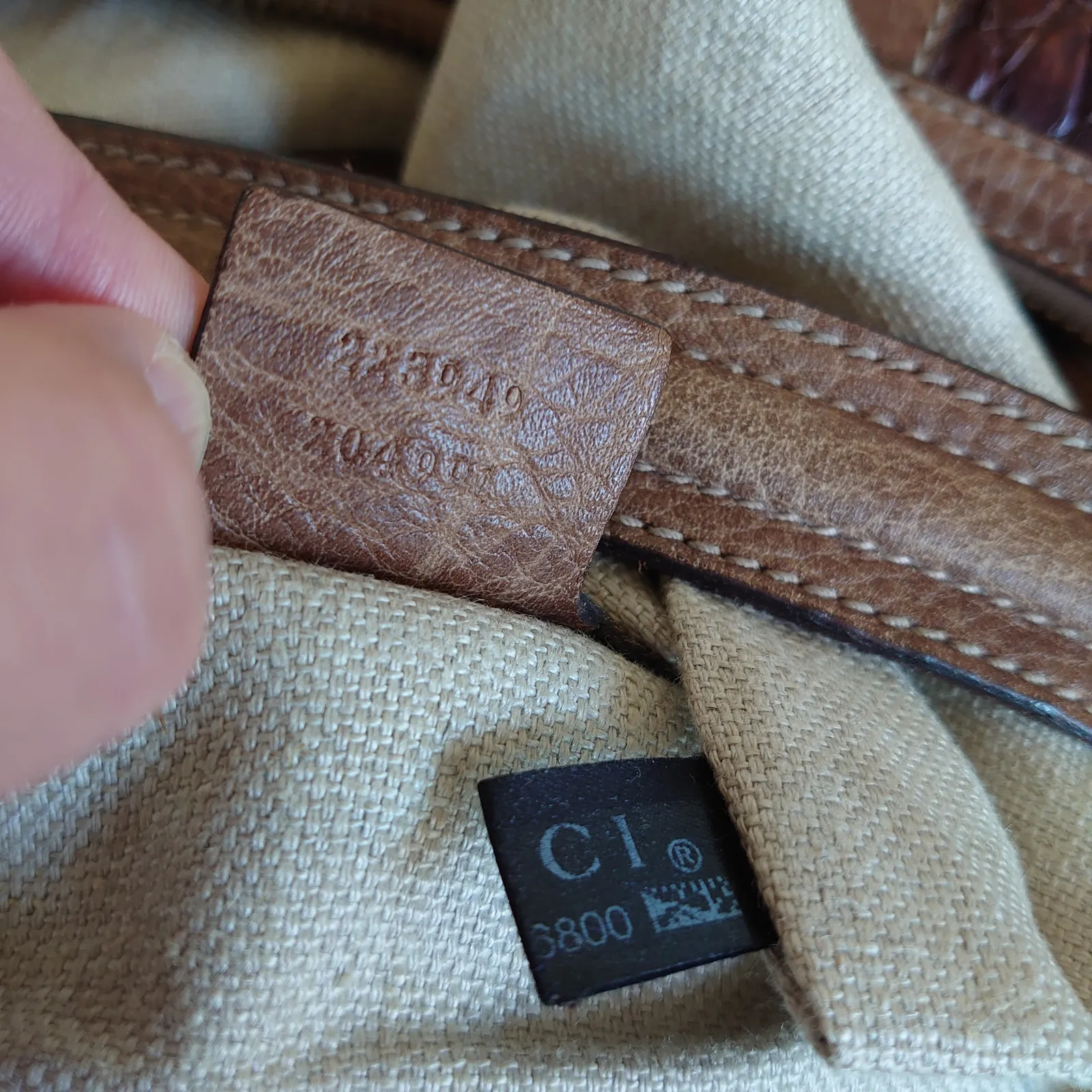 Gucci-skinnhandväska - Image 3