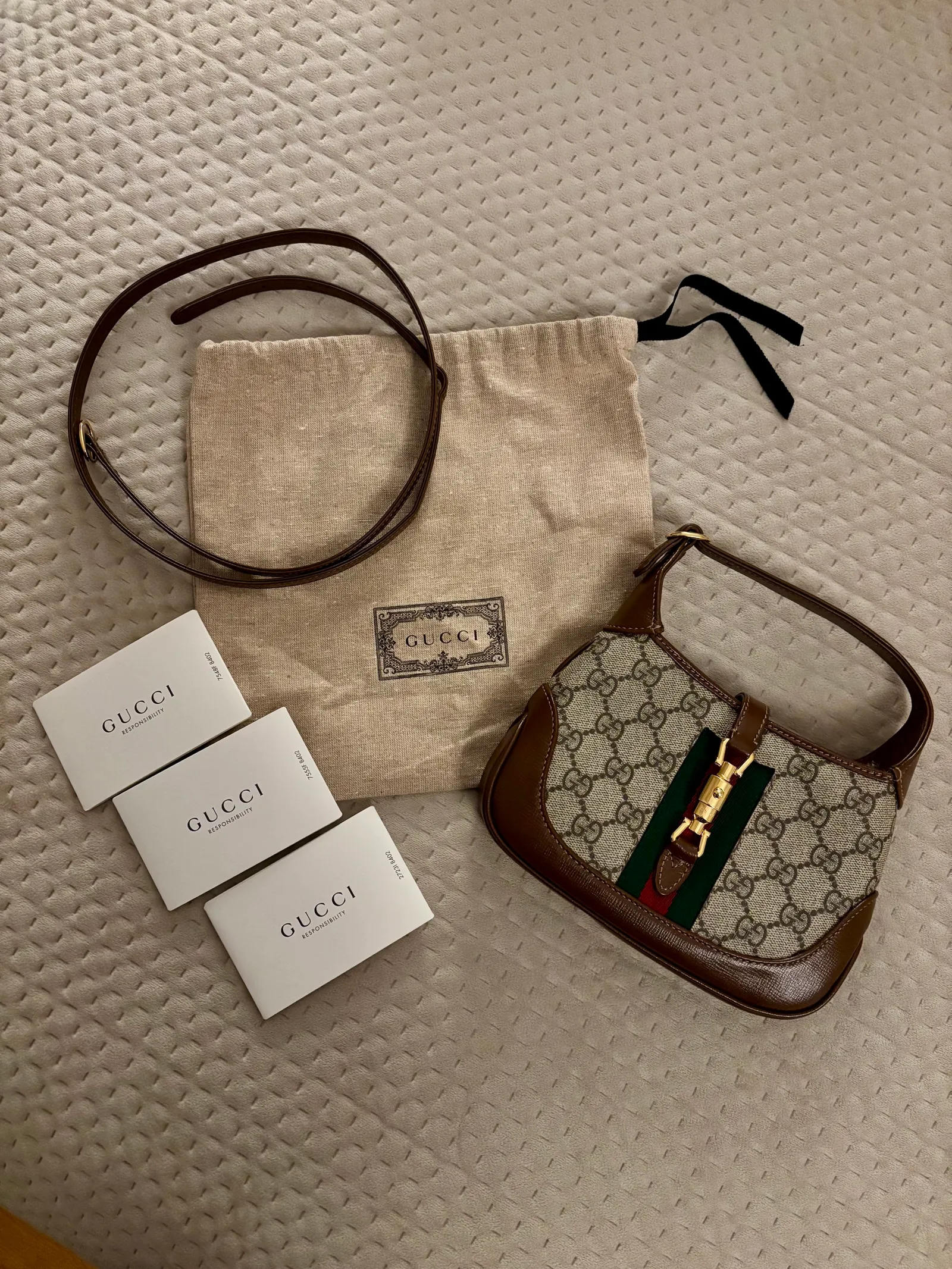 Gucci Jackie Mini 1961 Gg Supreme-handväska NWOT - Image 2
