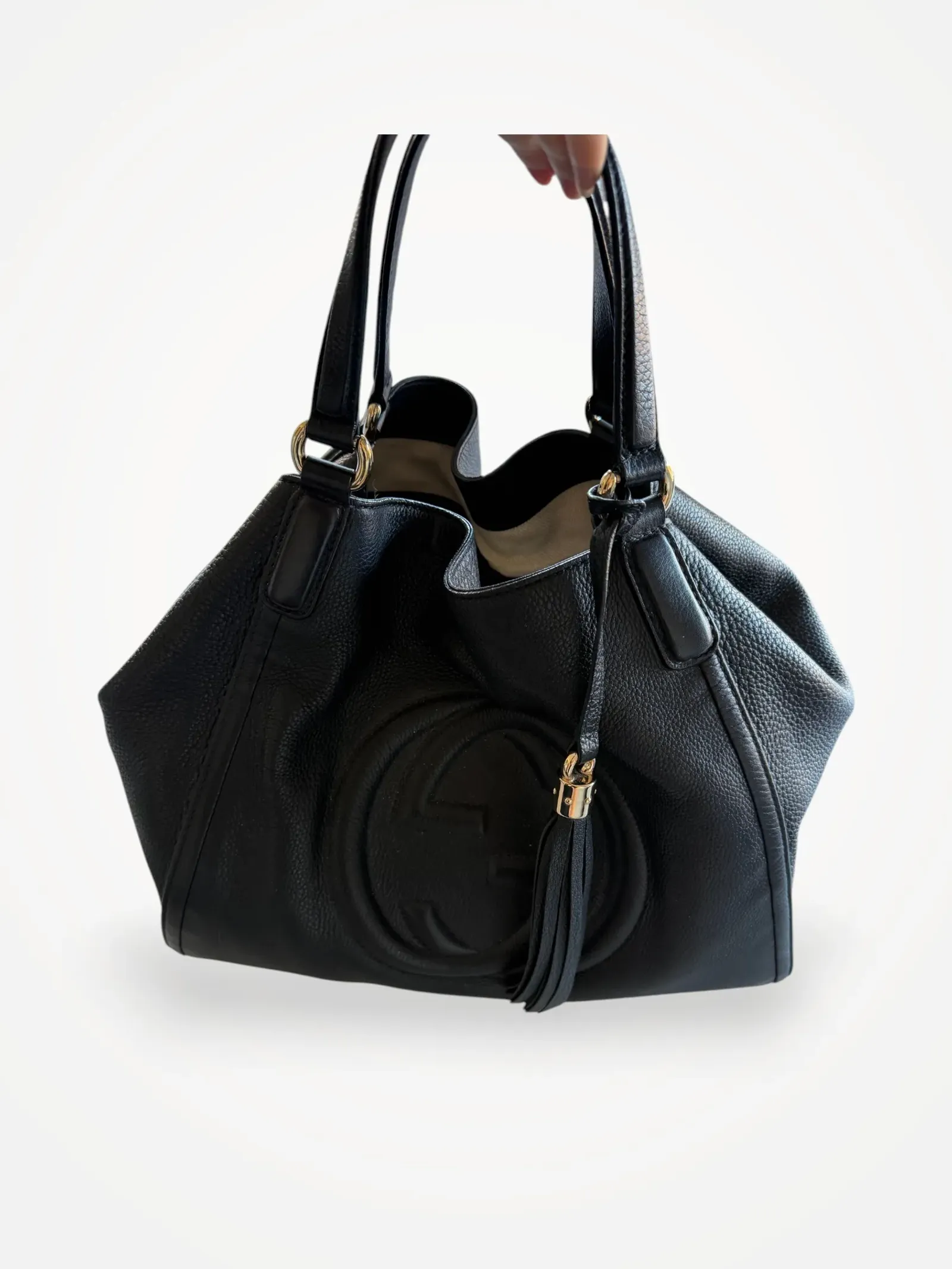 Gucci Soho Gg Tote-skinnhandväska