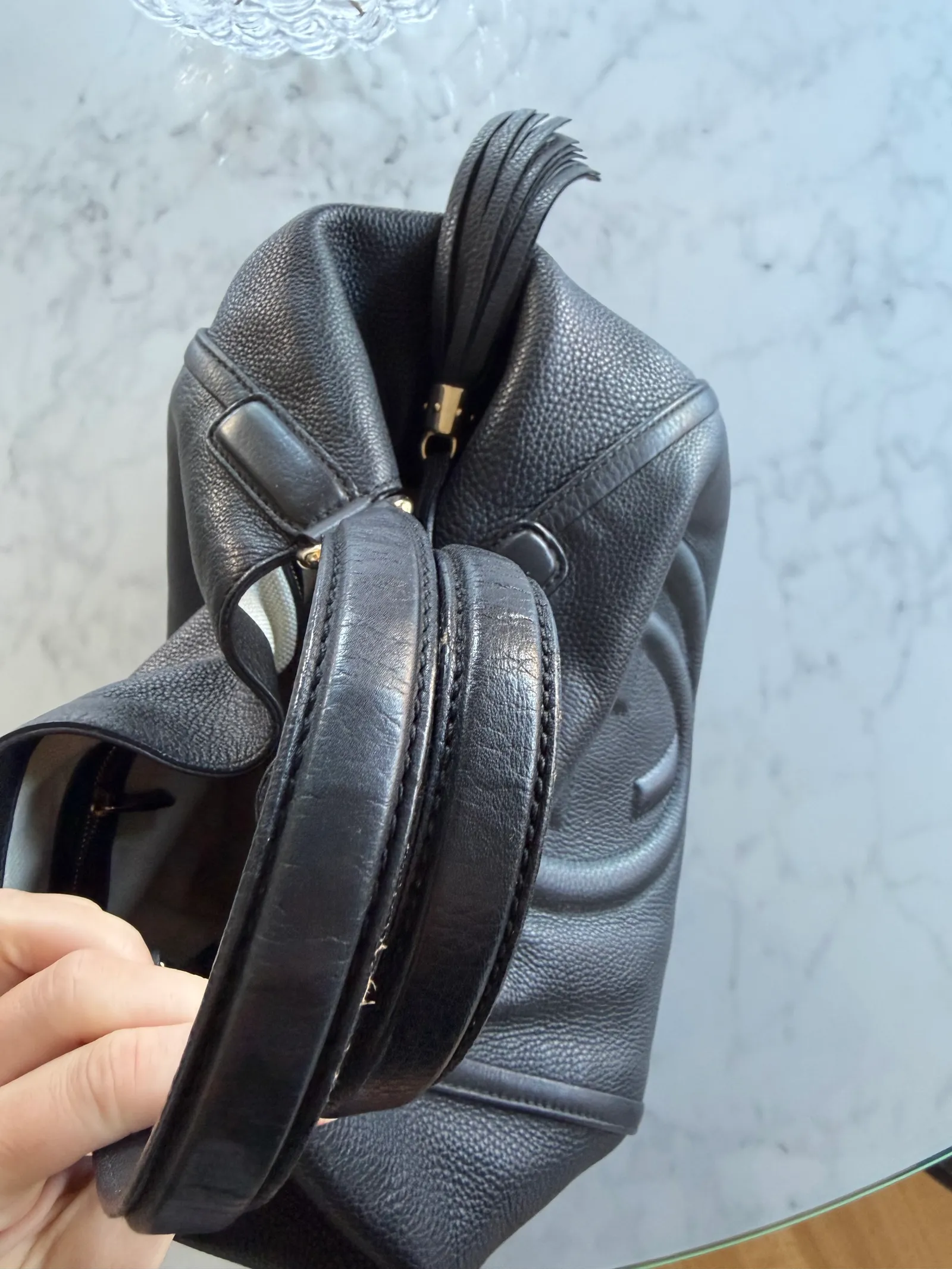 Gucci Soho Gg Tote-skinnhandväska - Image 4