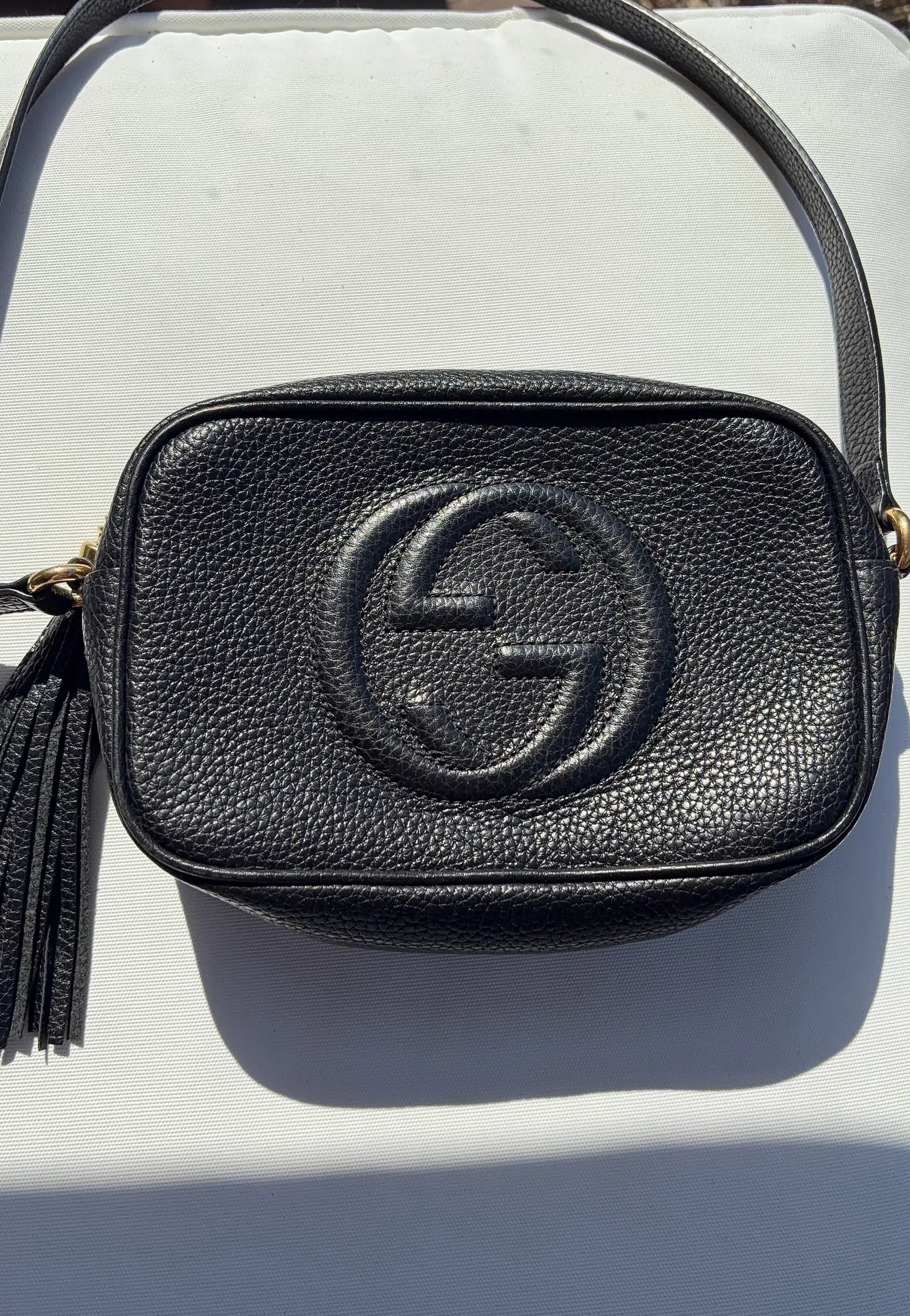 Gucci Soho-skinnaxelremsväska - Image 2