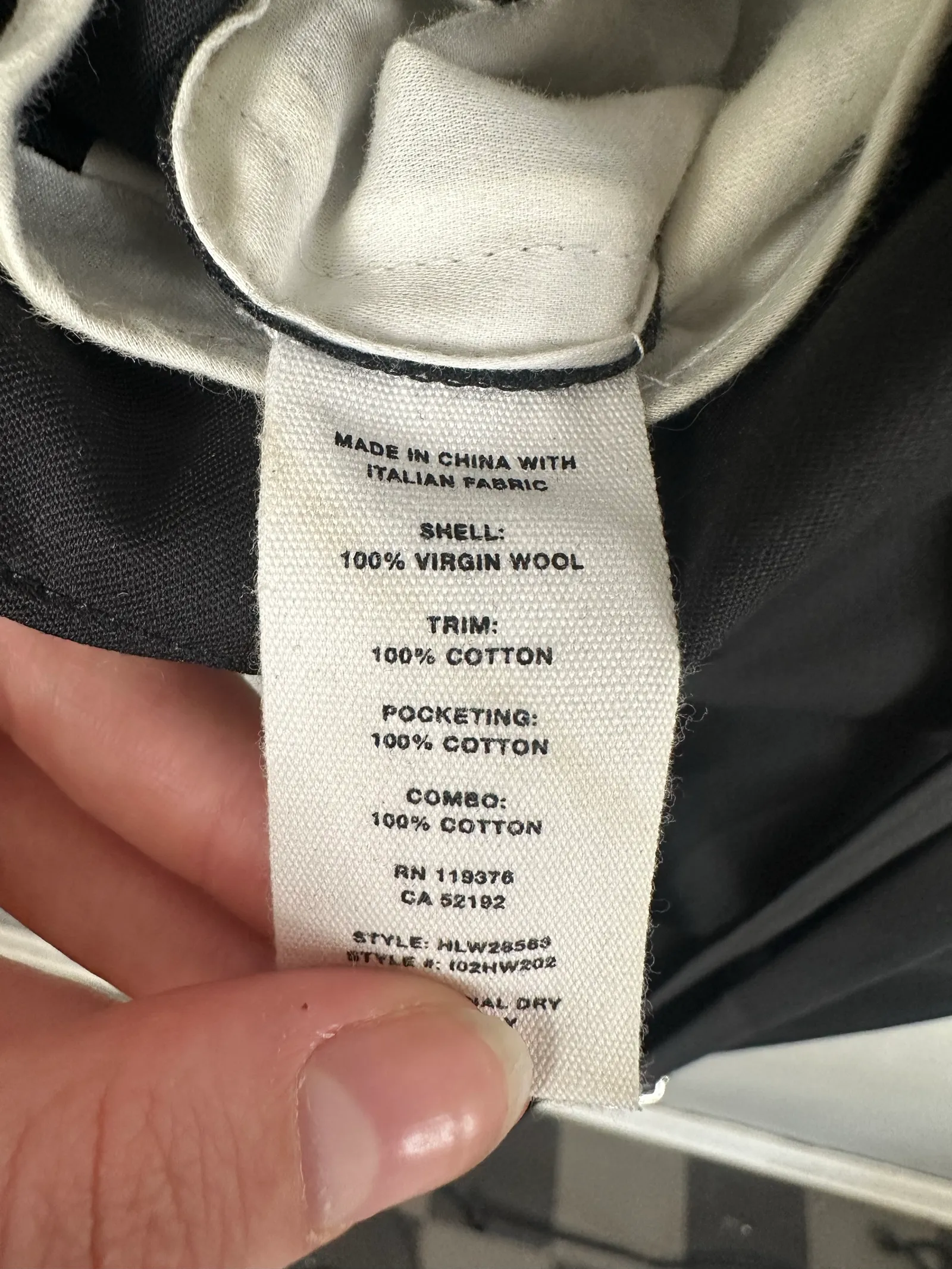 Helmut Lang-ullkostymbyxor - Image 3