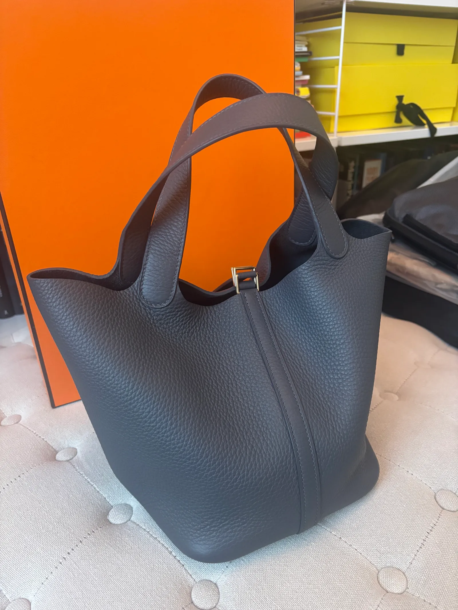 Hermès Picotin 22-skinnhandväska NWOT - Image 6