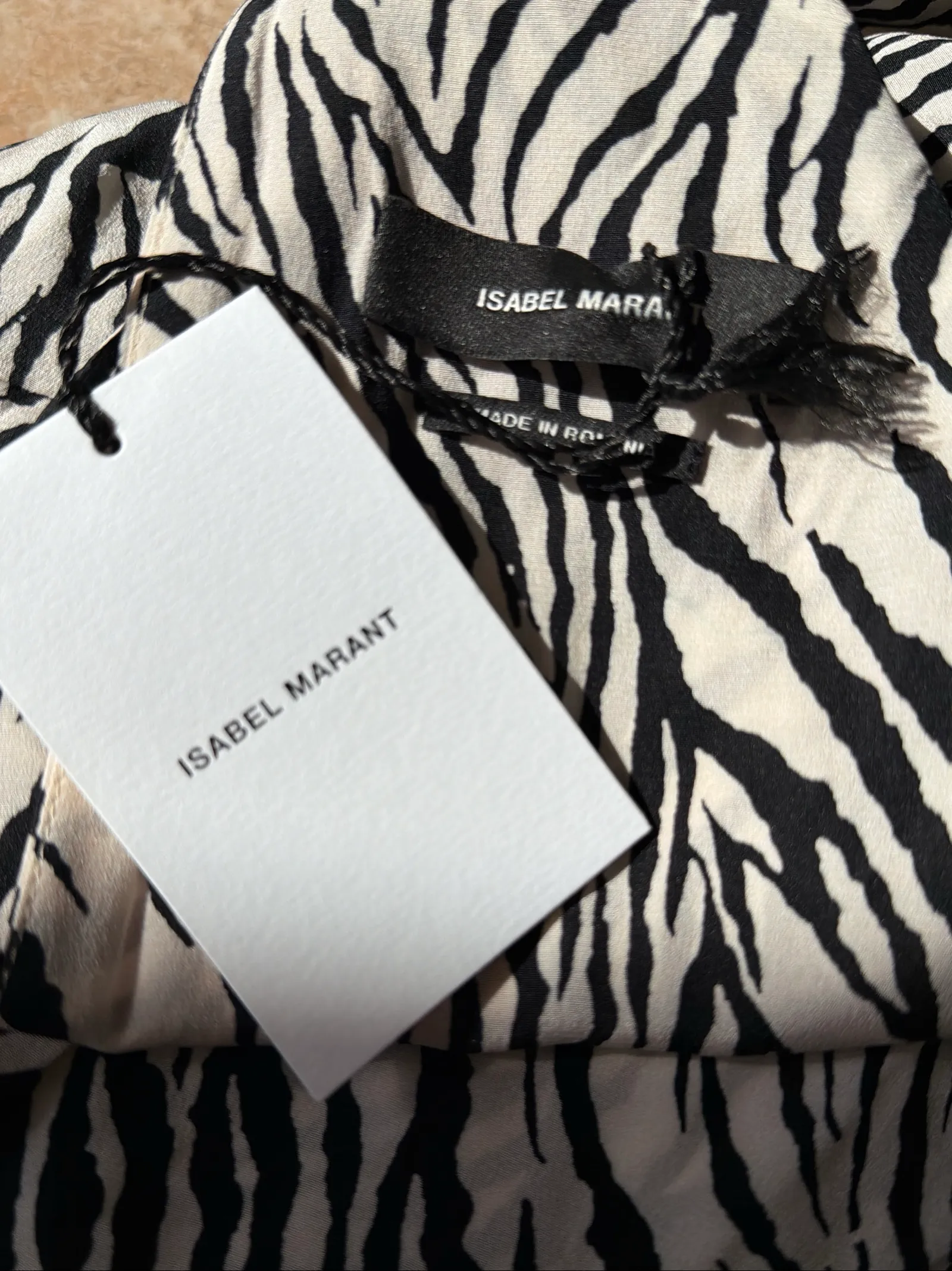 Isabel Marant Occasion-sidenklänning NWT - Image 8