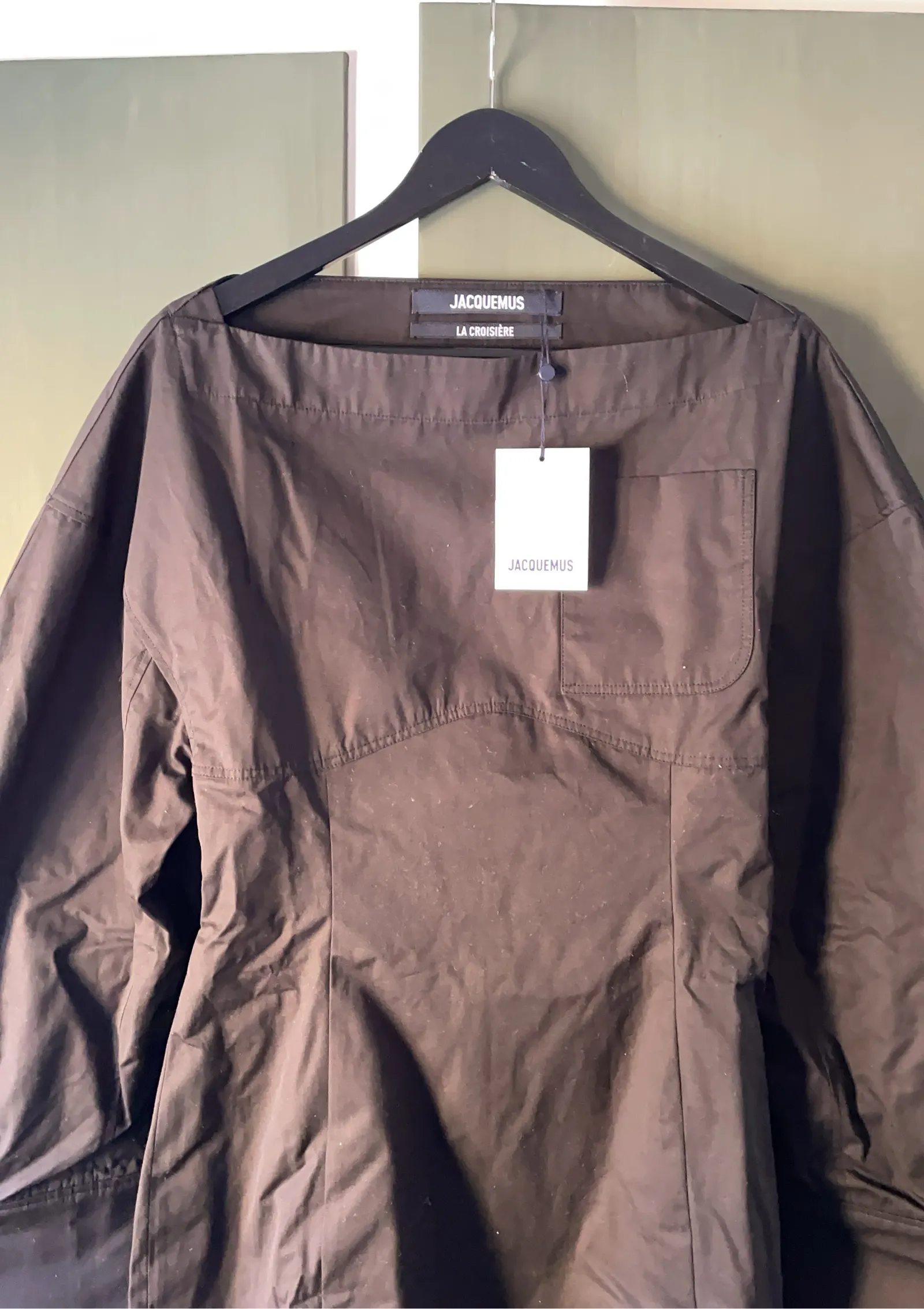 Jacquemus La Robe Chemise Casaco Cotton Minidress-klänning NWT - Image 2