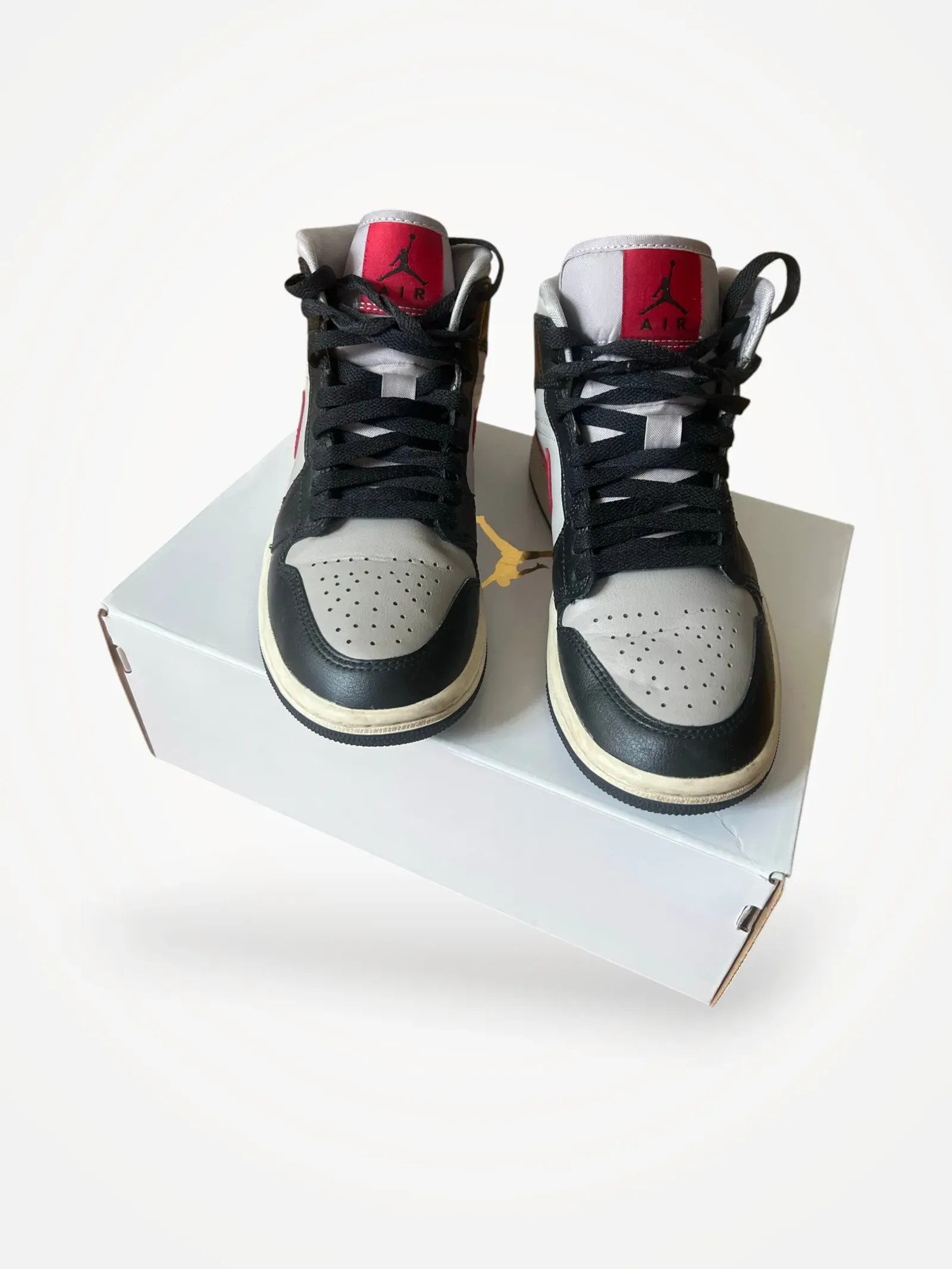 Jordan Air Mid-skinnsneakers