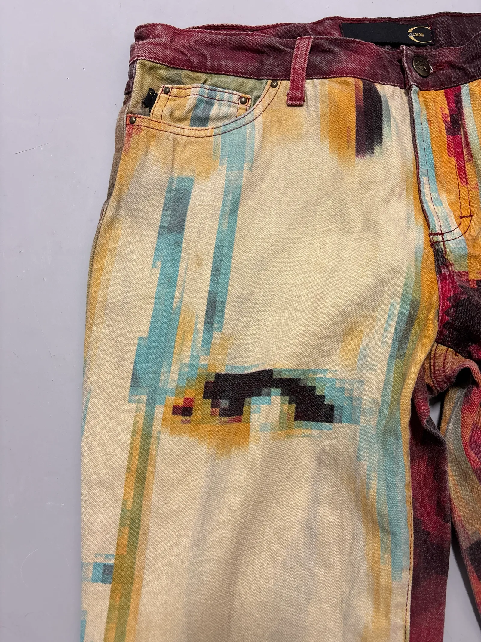 Just Cavalli "pixel Face Print"-jeans - Image 3