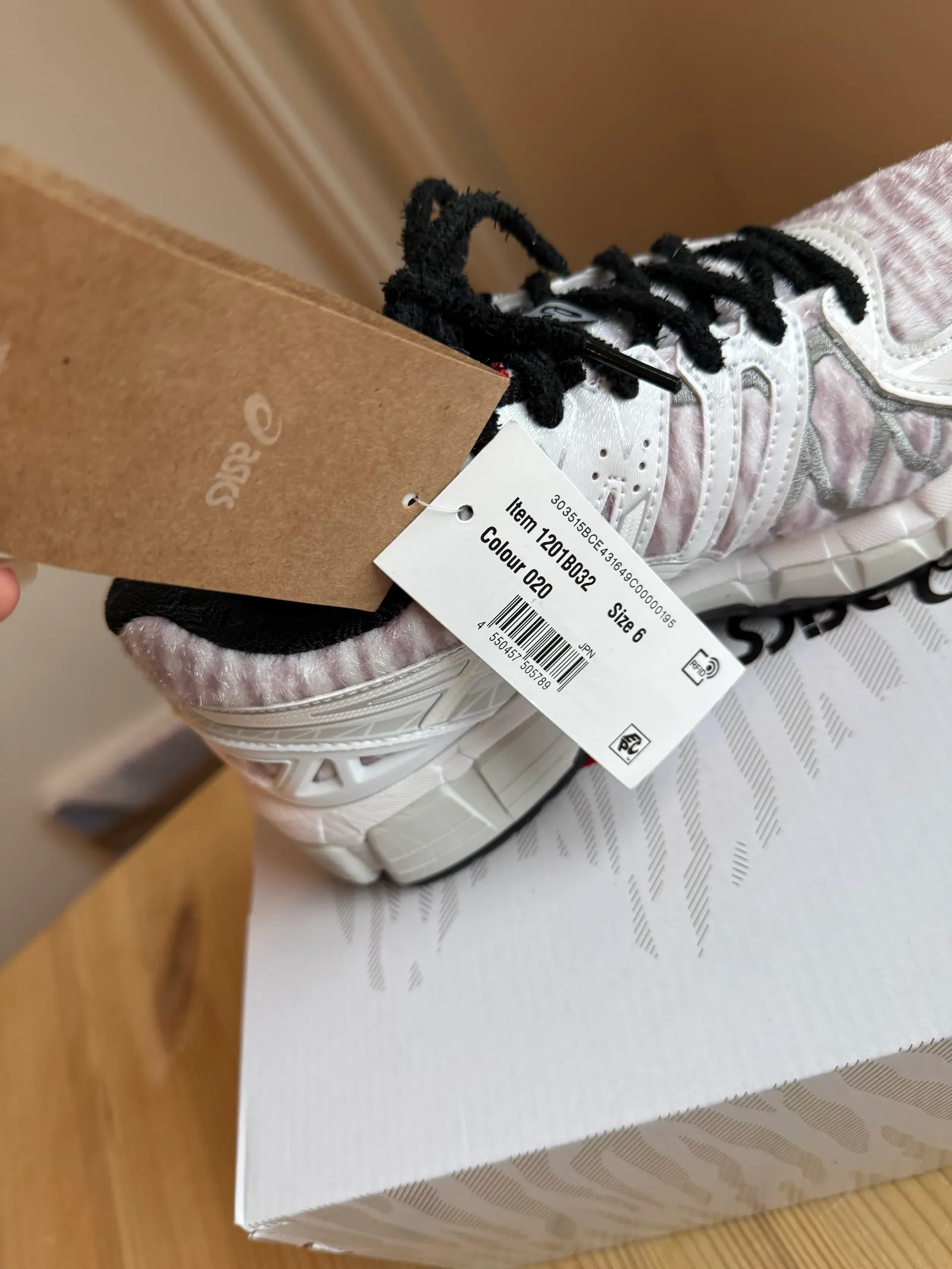 KENZO x Asics Kenzi X Asics Gel-kayano 20 Glacier Grey/black-sneakers NWT - Image 8