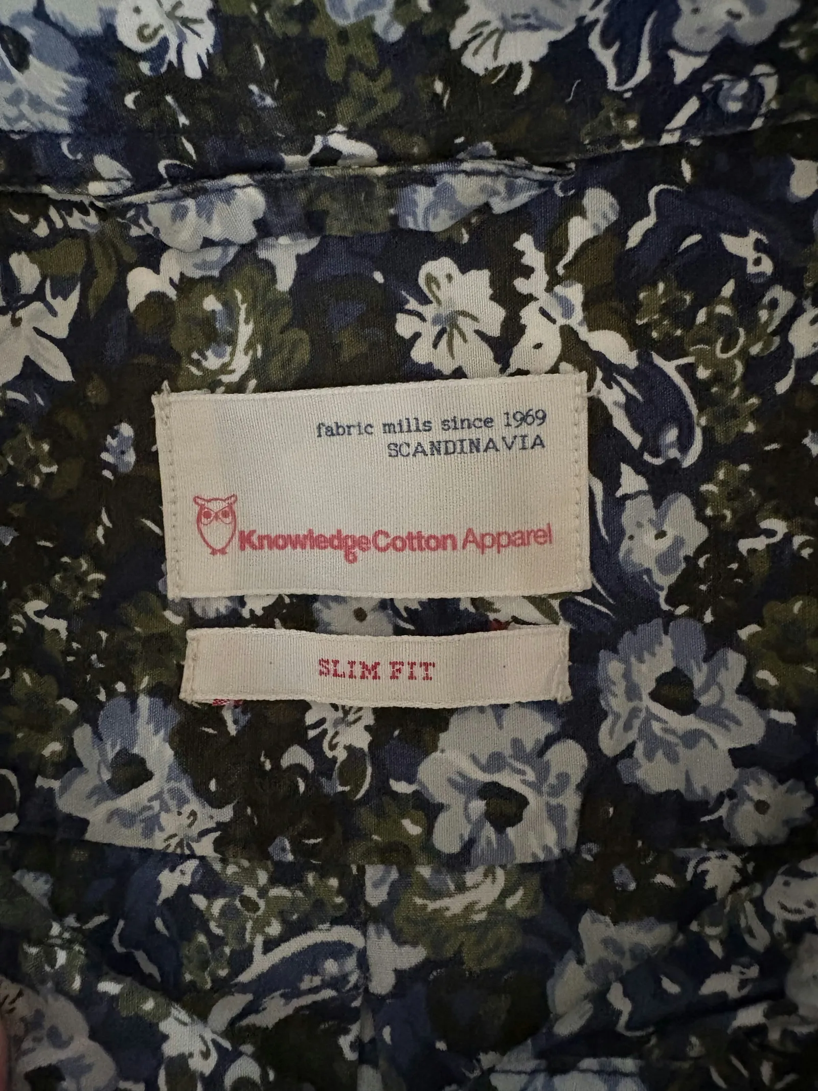 Knowledge Cotton Apparel Slim Fit-skjorta - Image 2