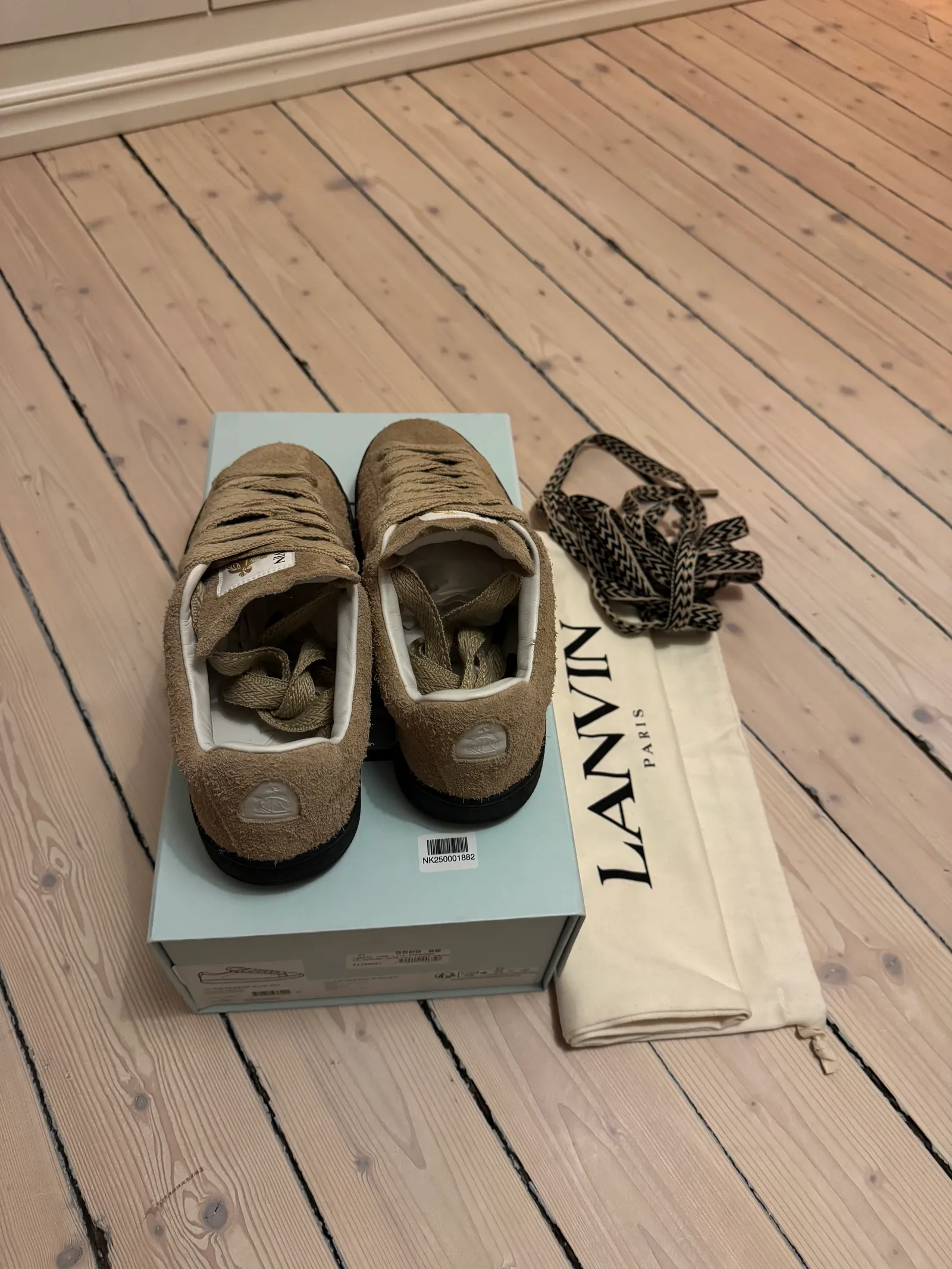Lanvin Curb Lite - Light Brown-sneakers NWOT - Image 4