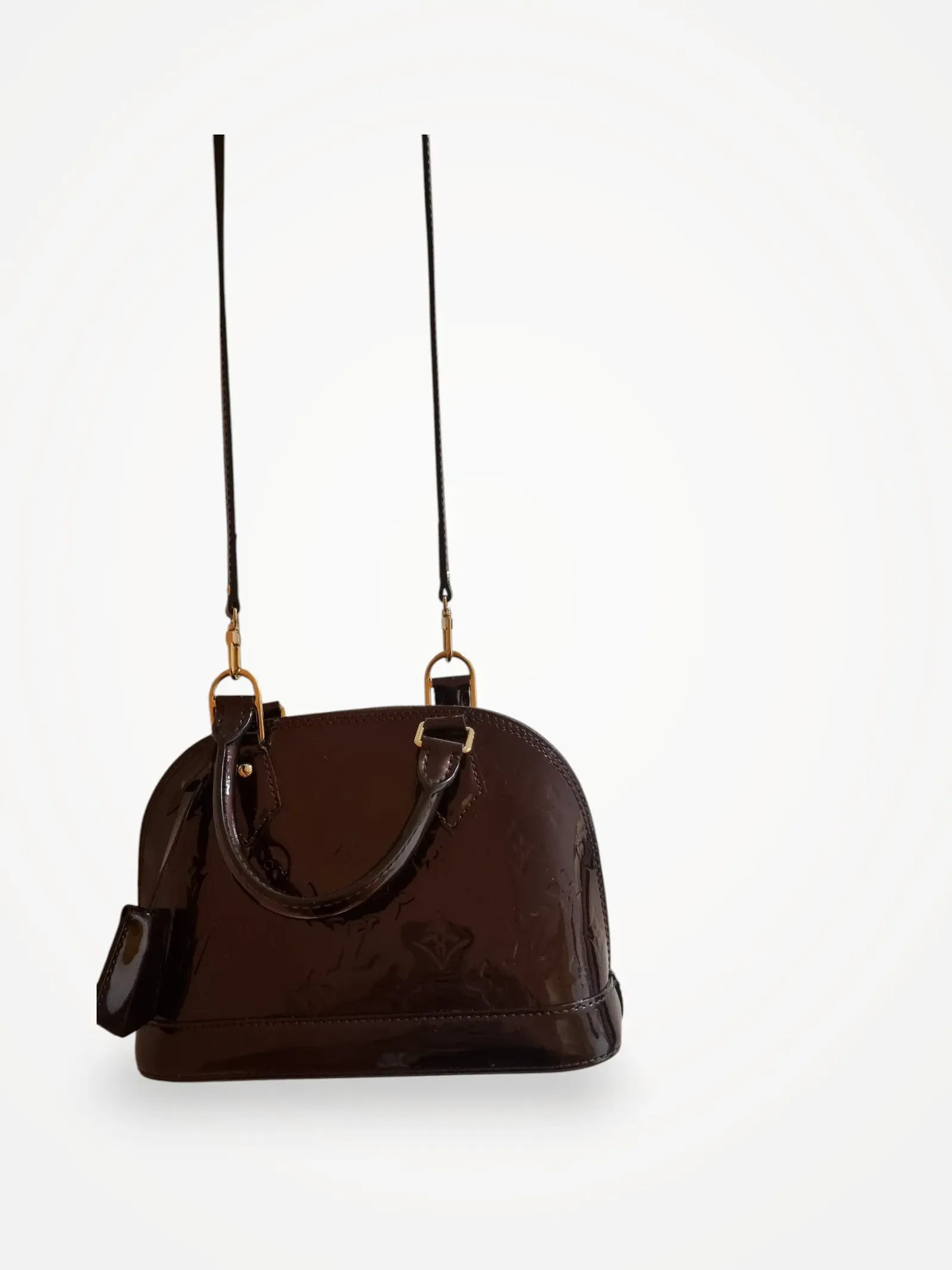 Louis Vuitton Alma Bb-skinnhandväska