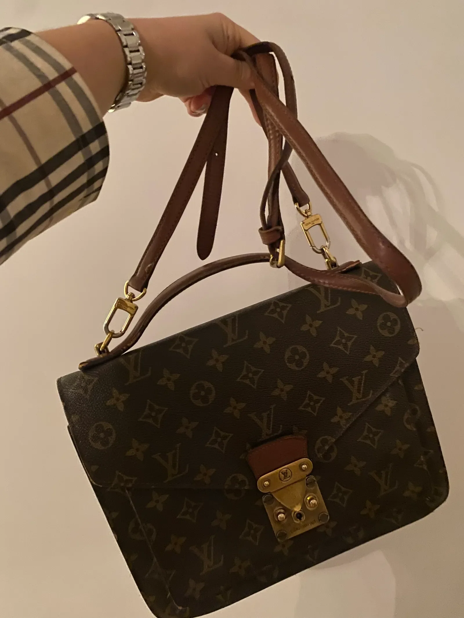 Louis Vuitton-axelremsväska - Image 7