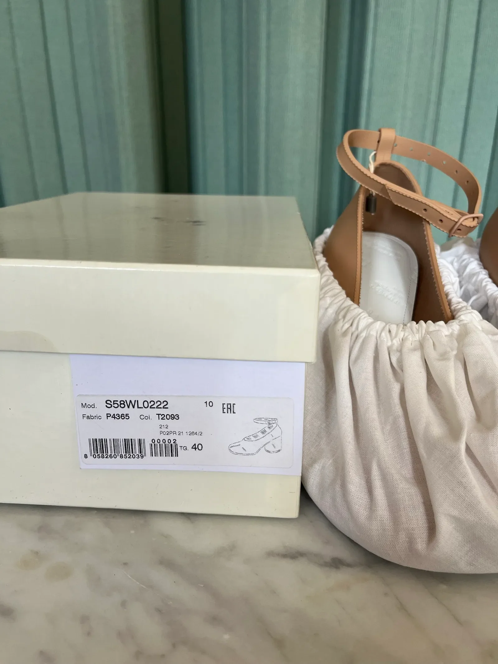 Maison Margiela S58wl0222-klackar NWT - Image 2