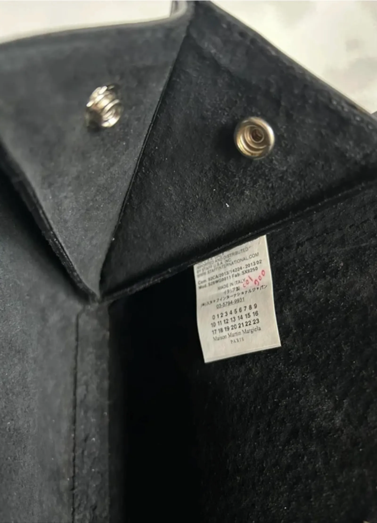 Maison Martin Margiela-skinnkuvertväska - Image 7