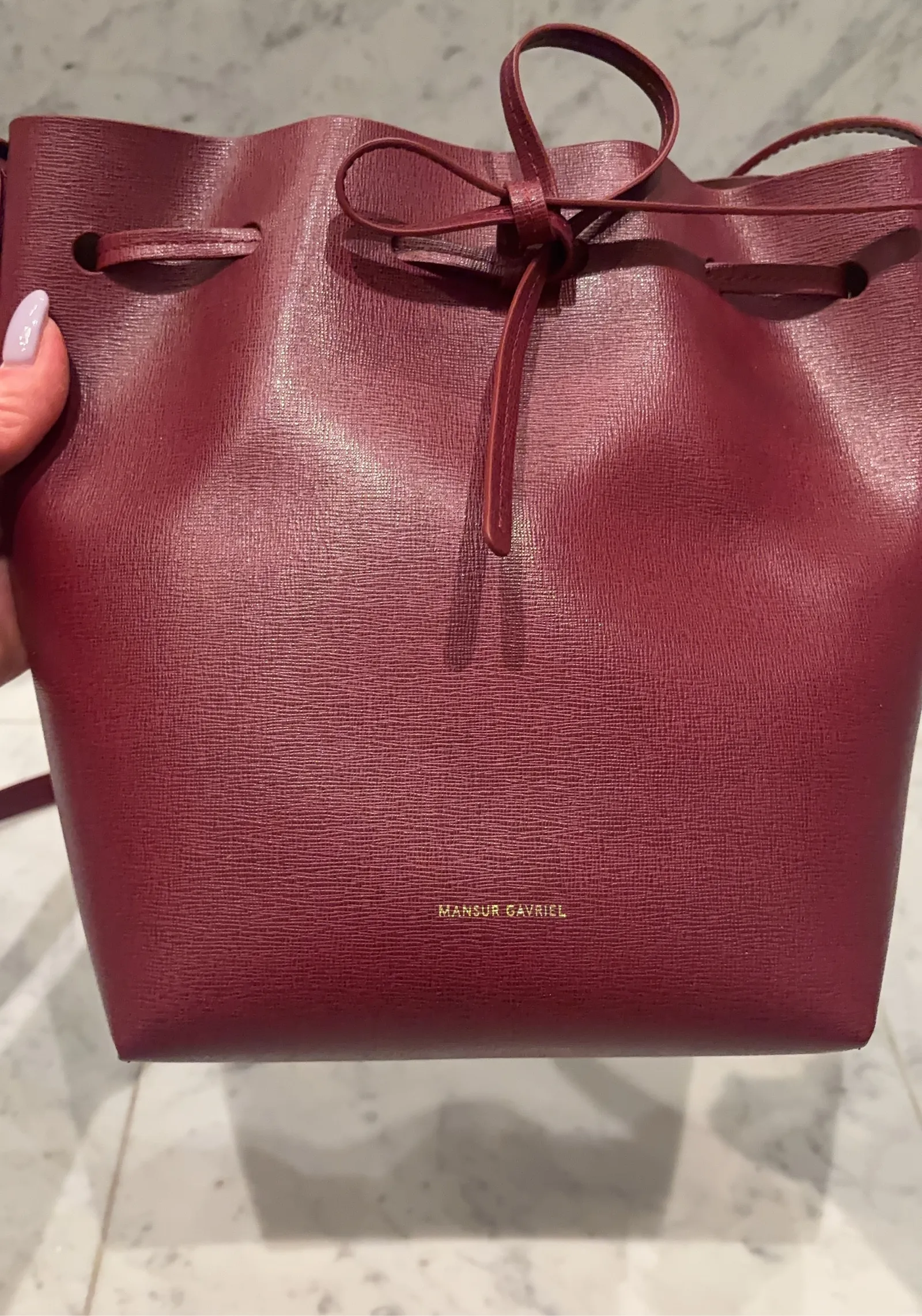 Mansur Gavriel-skinnaxelremsväska NWOT - Image 4