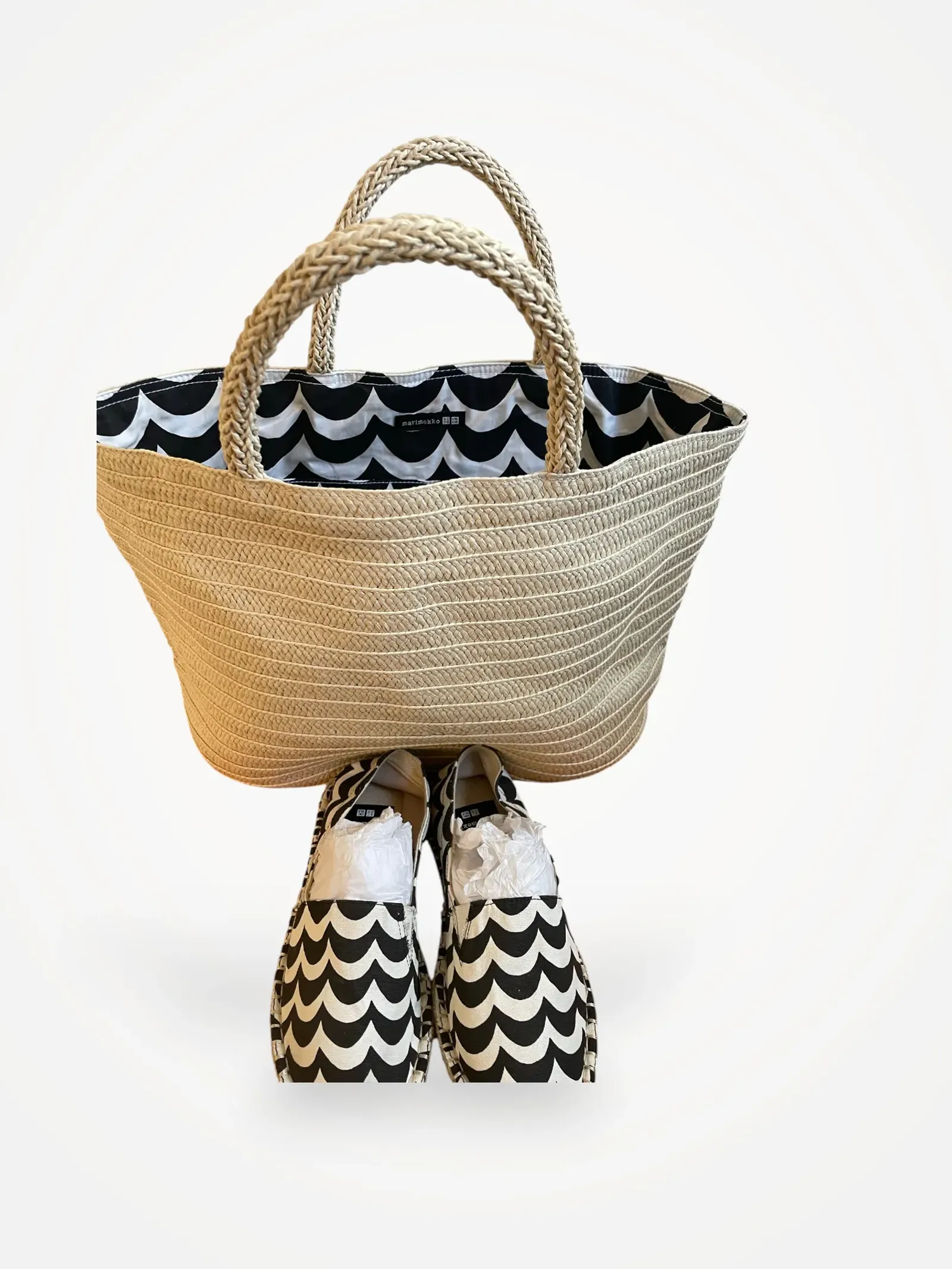 Marimekko Strå-handväska NWOT