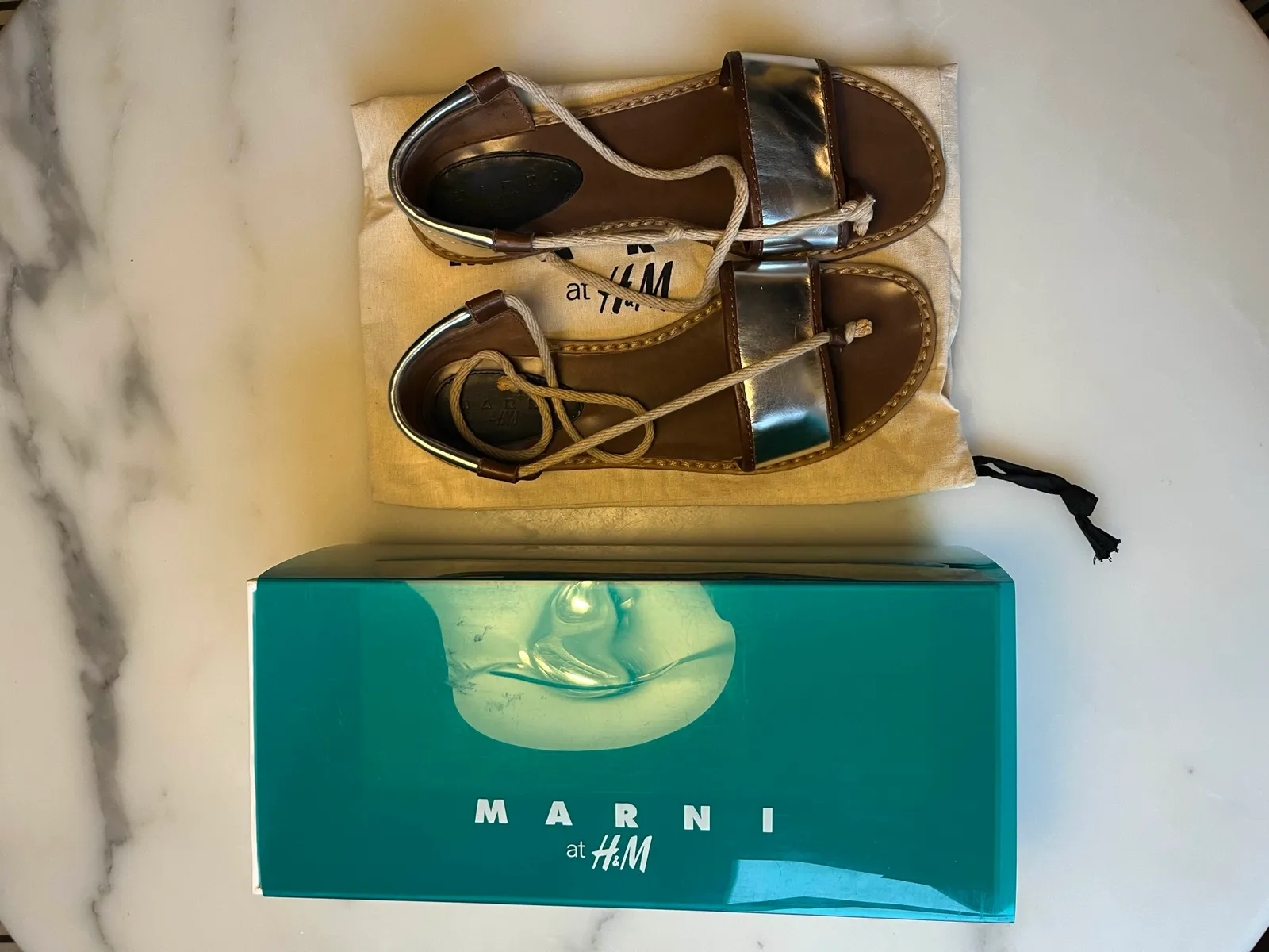 Marni For H&M-skinnsandaler - Image 3
