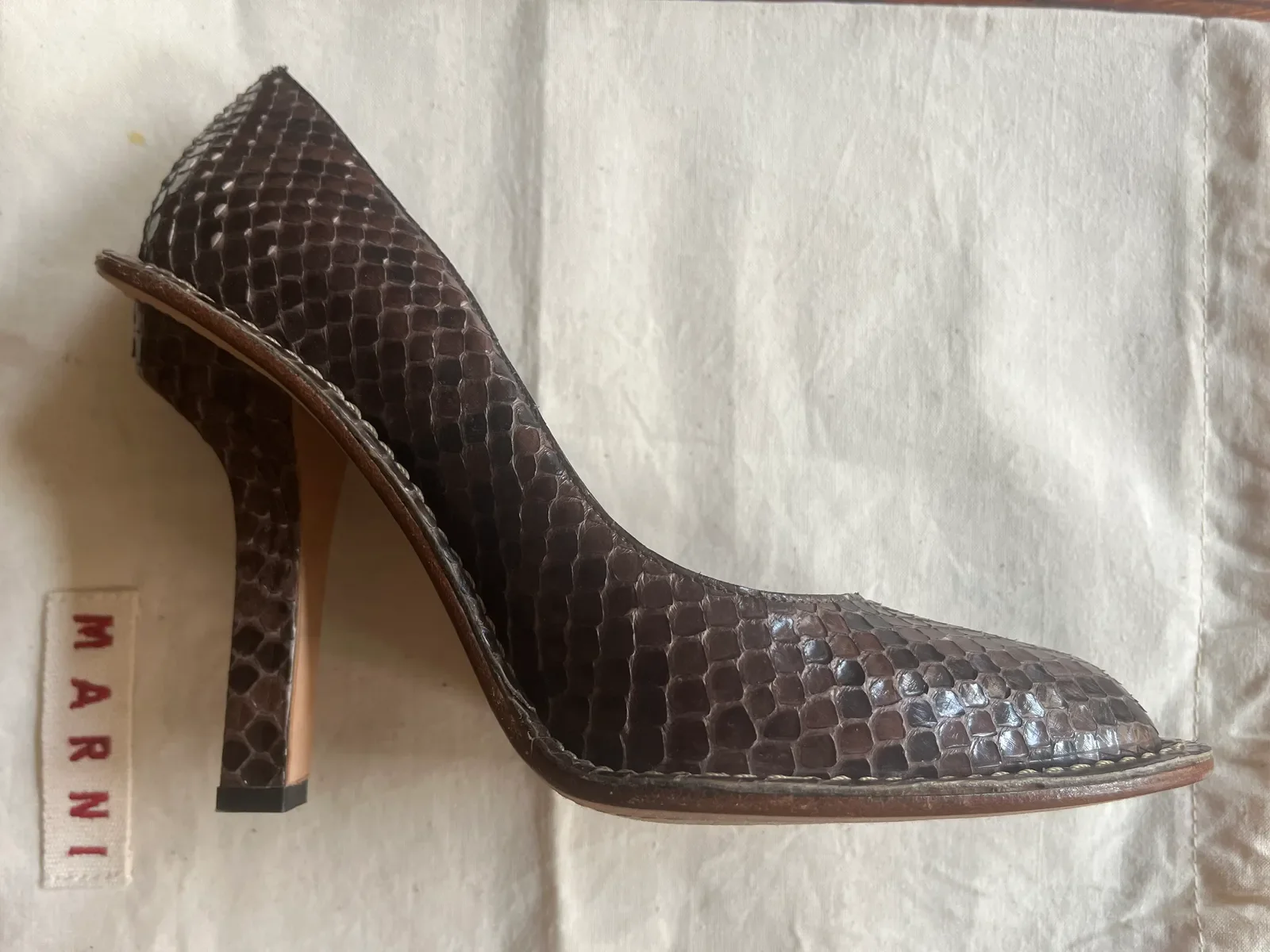 Marni-skinnklackar NWOT - Image 2