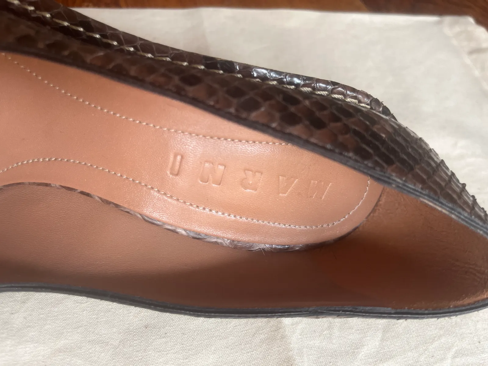 Marni-skinnklackar NWOT - Image 4