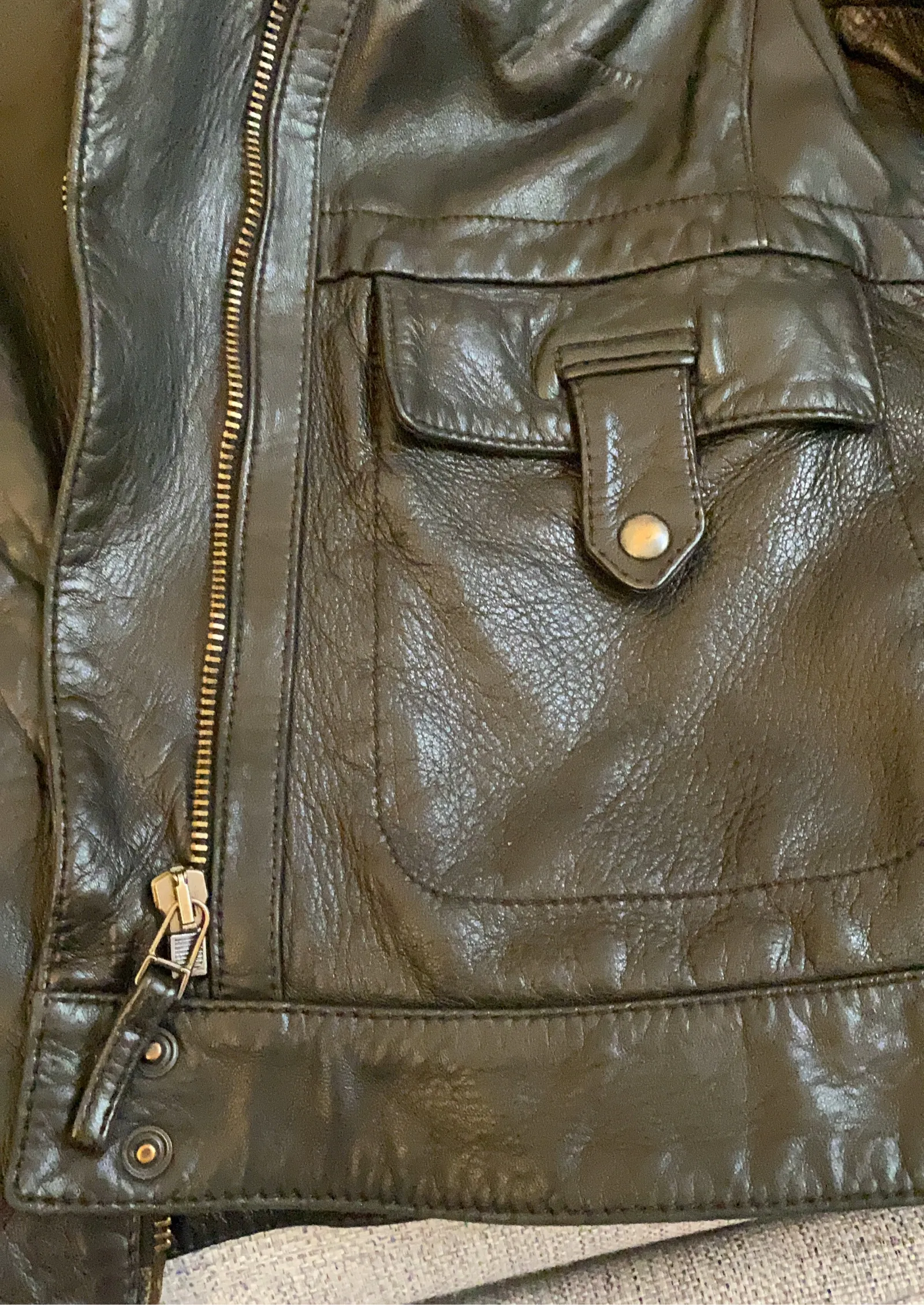 Massimo Dutti-skinnjacka - Image 5