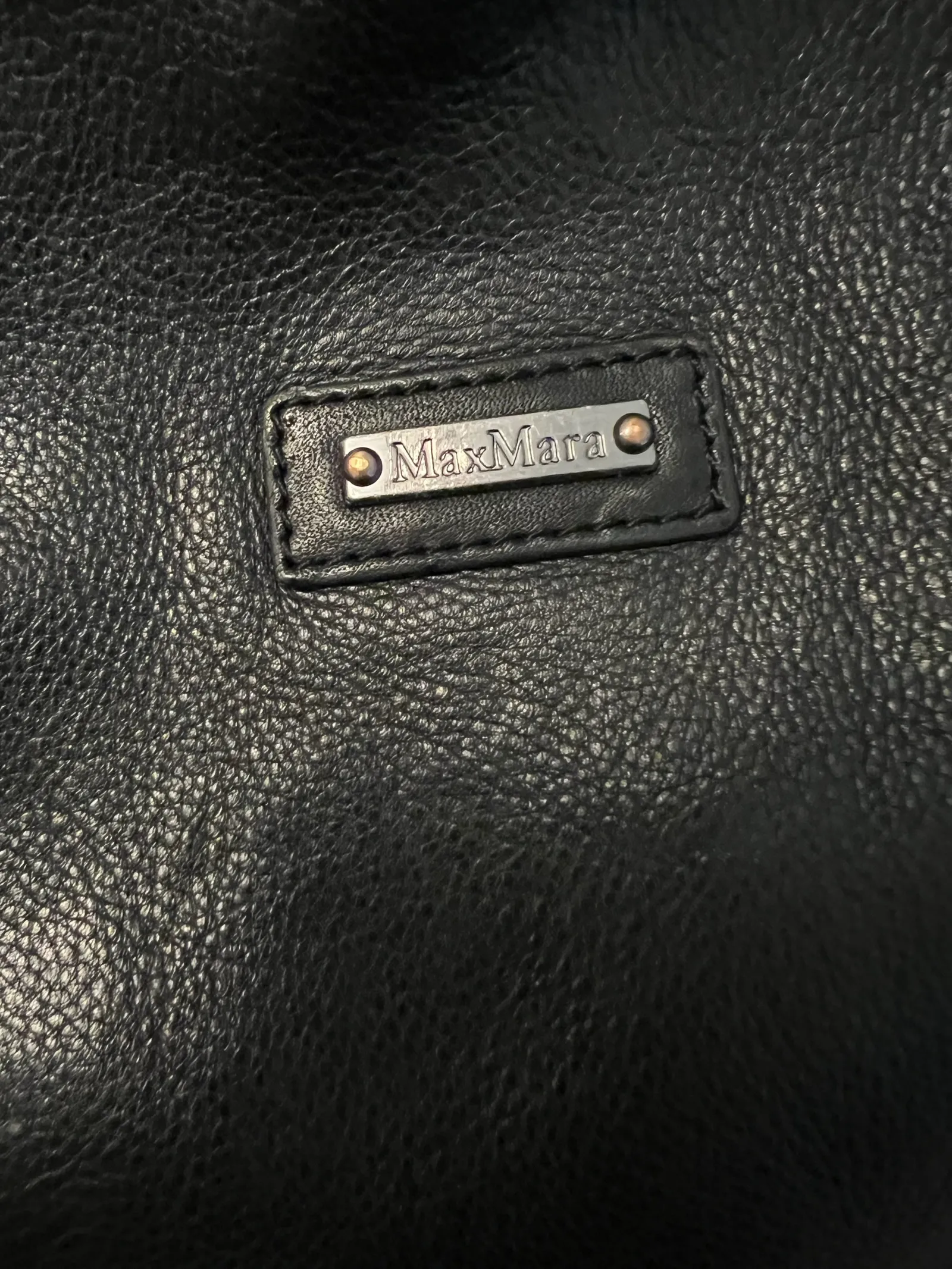 Max Mara-skinnhandväska - Image 3