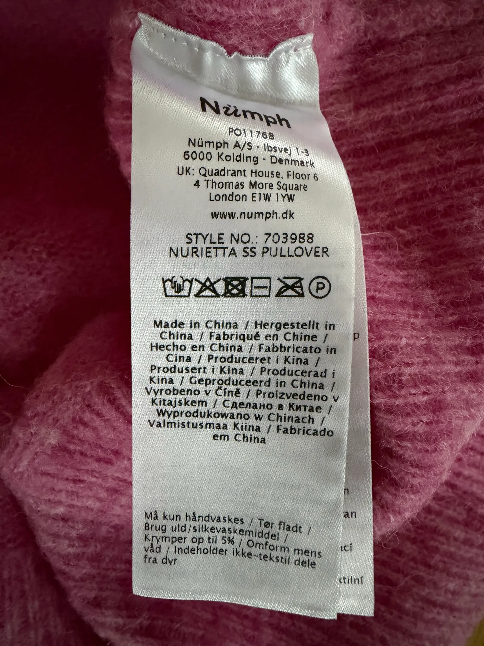 Nümph Nurietta-ulltröja NWOT - Image 3