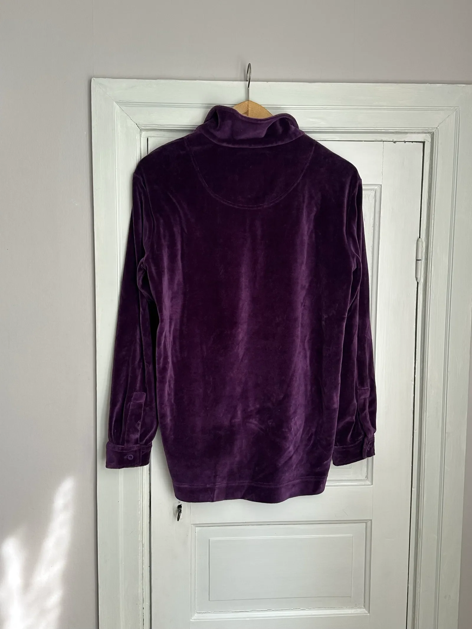 Oas Company Dandy Purple Velour Långärmad--tröja - Image 4