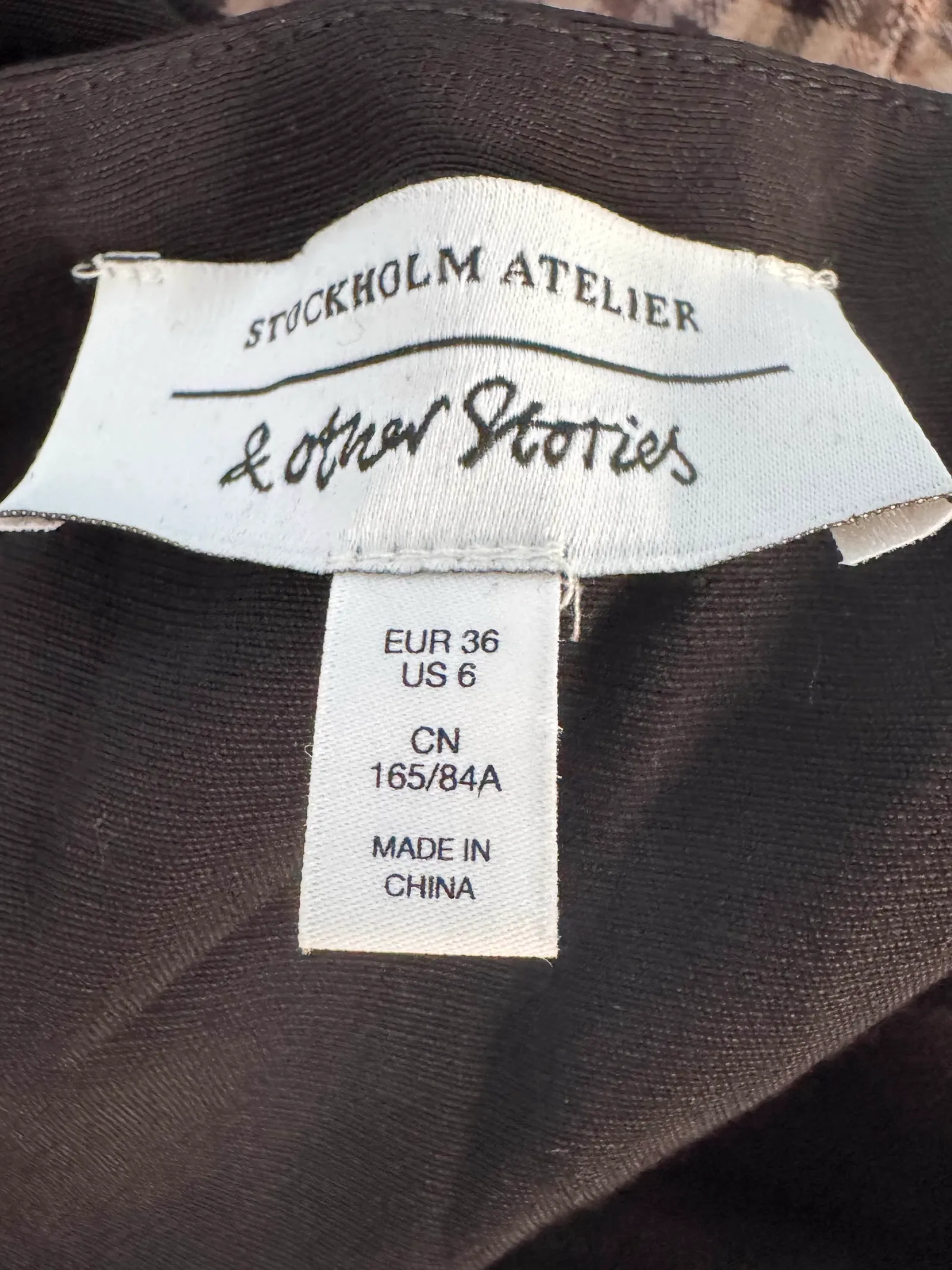 & Other Stories Mesh Trim Slip-klänning NWOT - Image 2