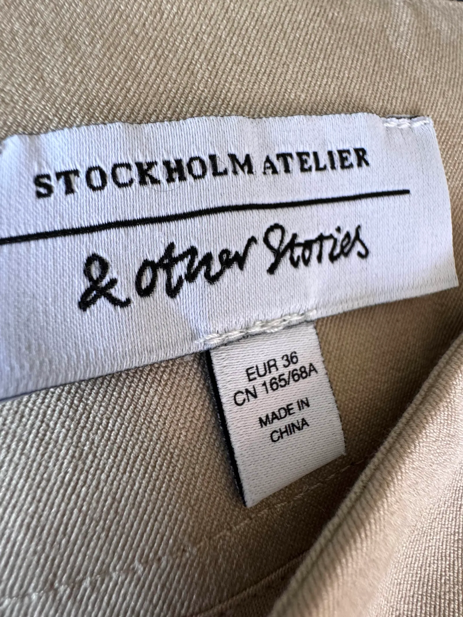 & Other Stories Pleated A-line Mini-kjol NWOT - Image 3