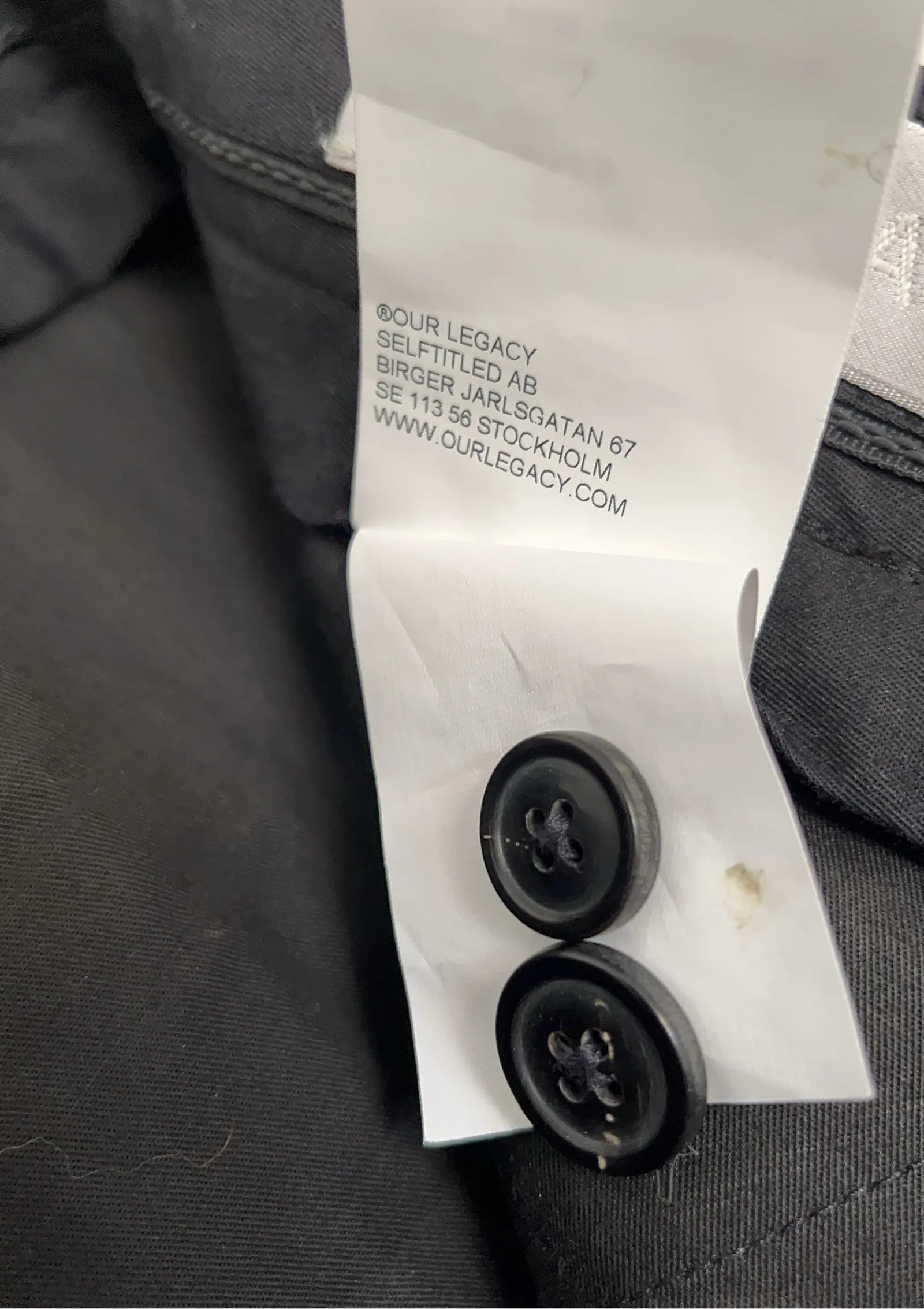 Our Legacy Chino22-kostymbyxor NWOT - Image 5