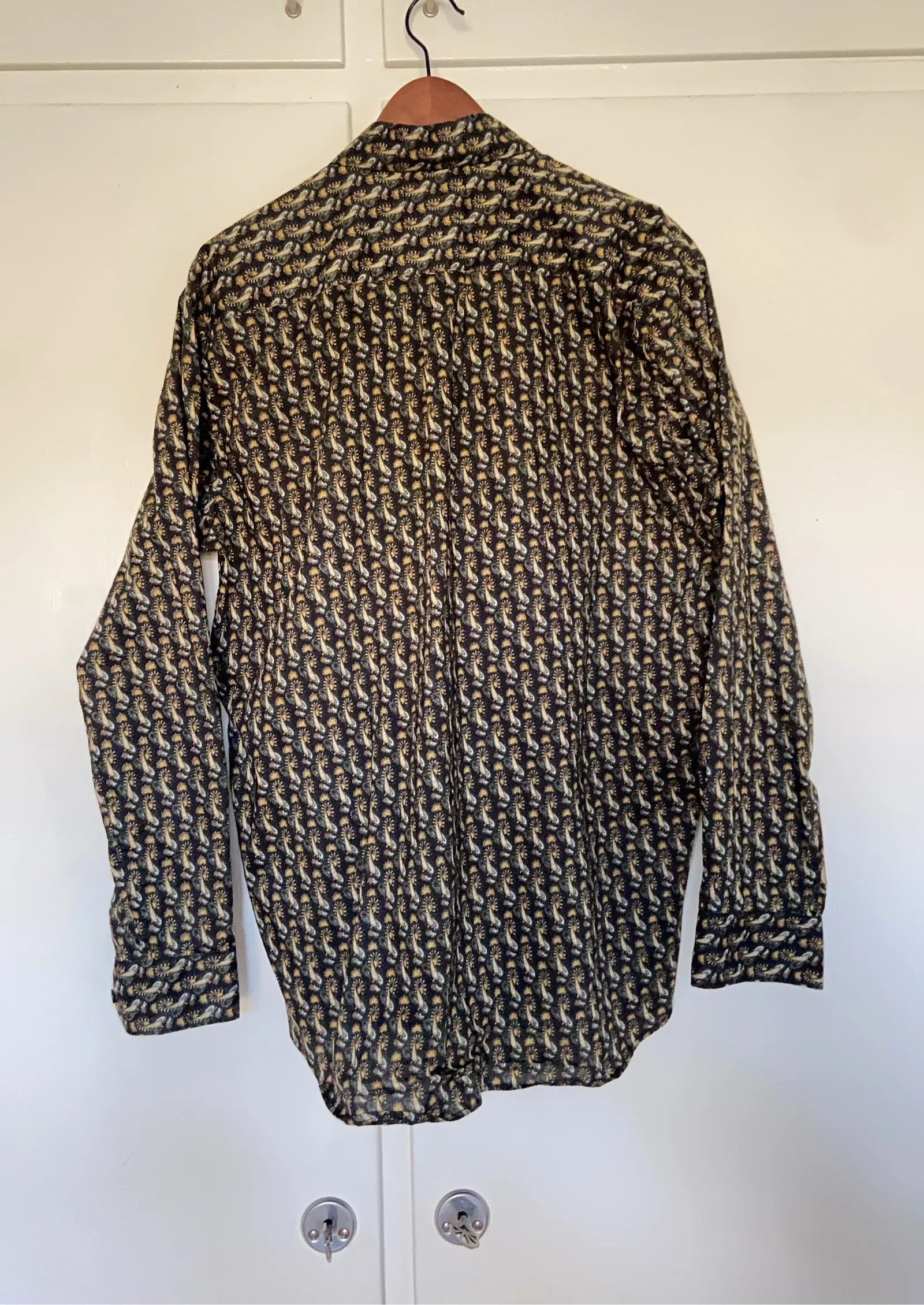 Our Legacy Initial Reversed Green Paisley-skjorta NWOT - Image 4