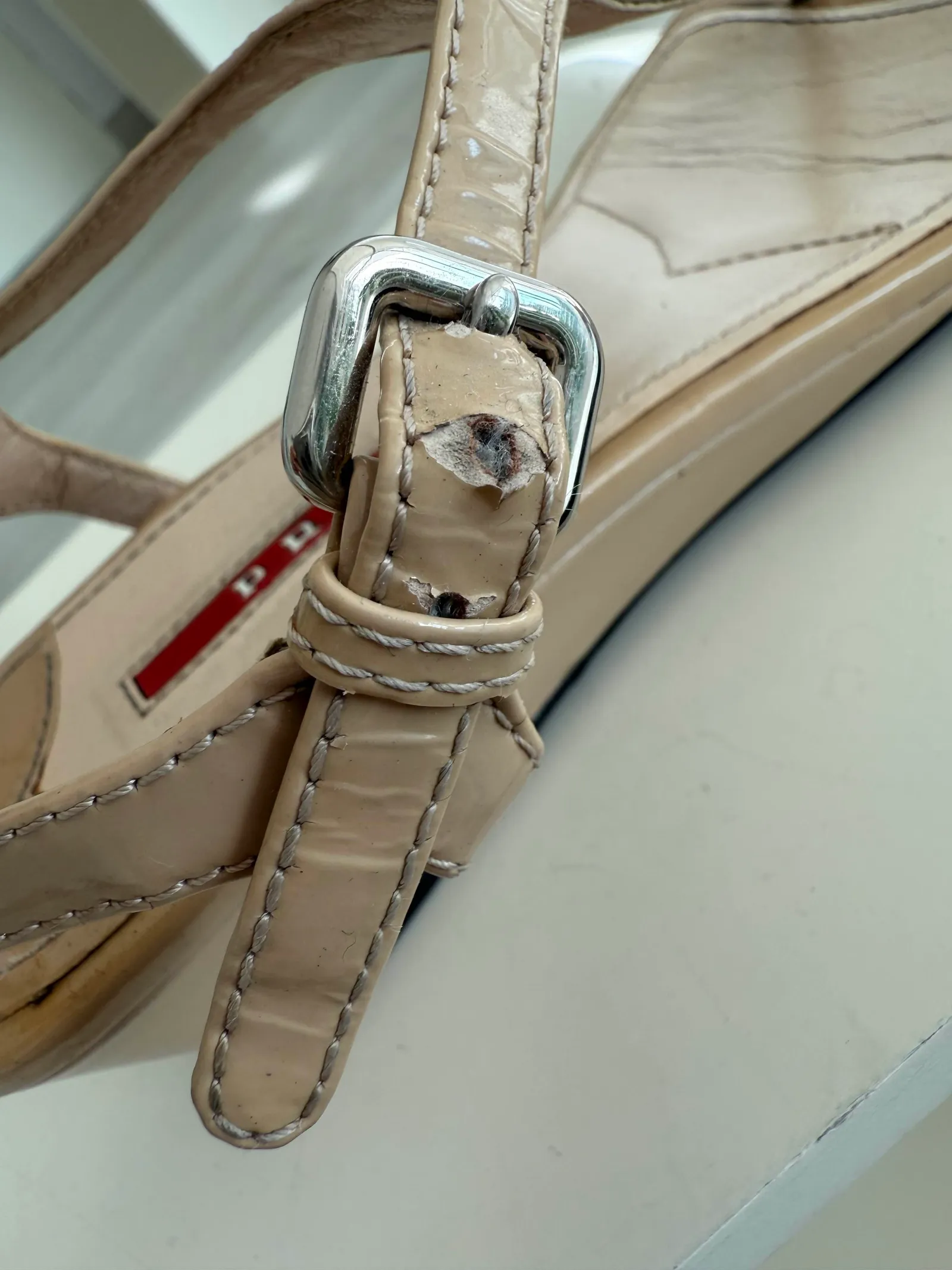 Prada-skinnsandaler - Image 10