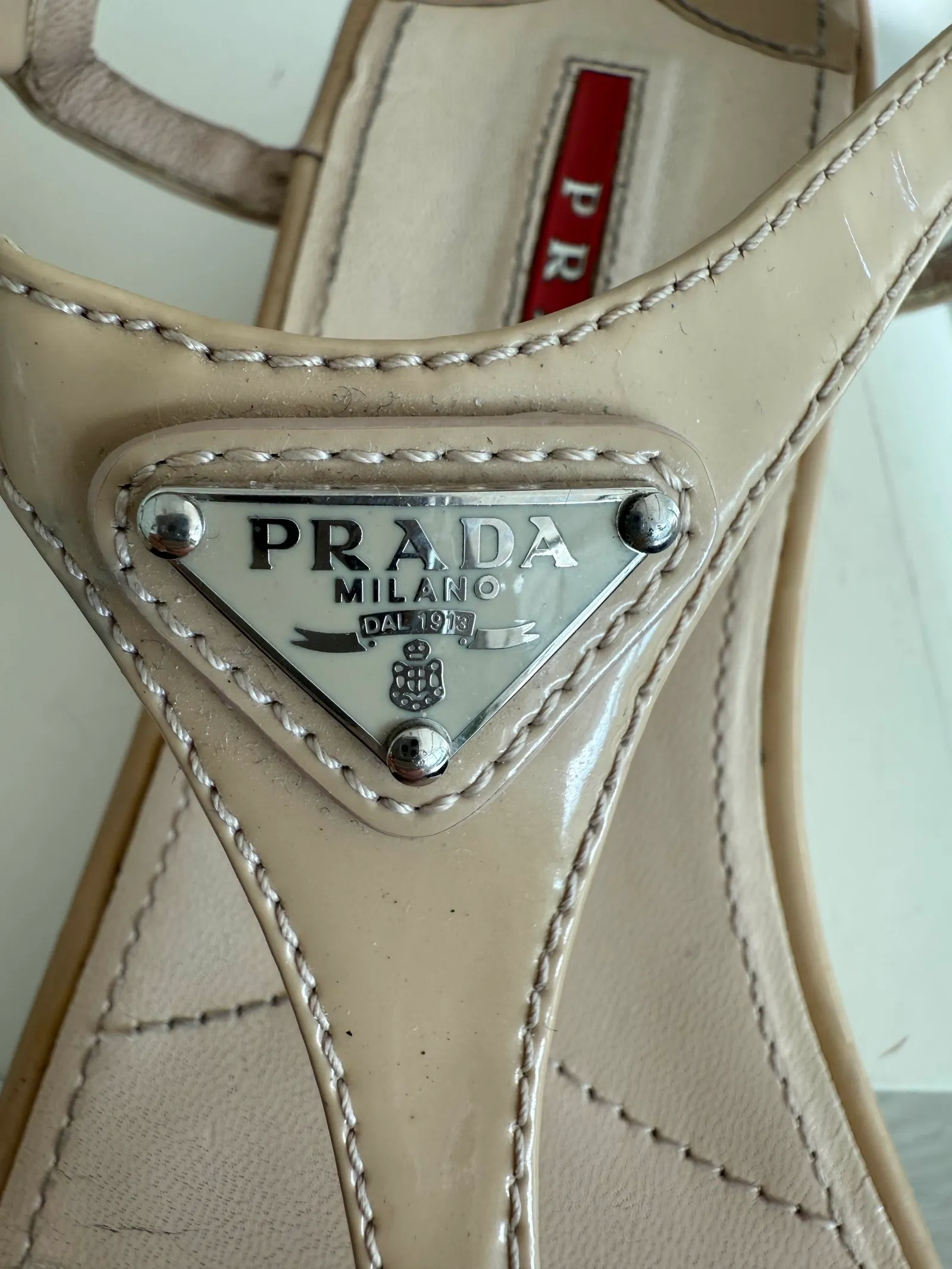 Prada-skinnsandaler - Image 2