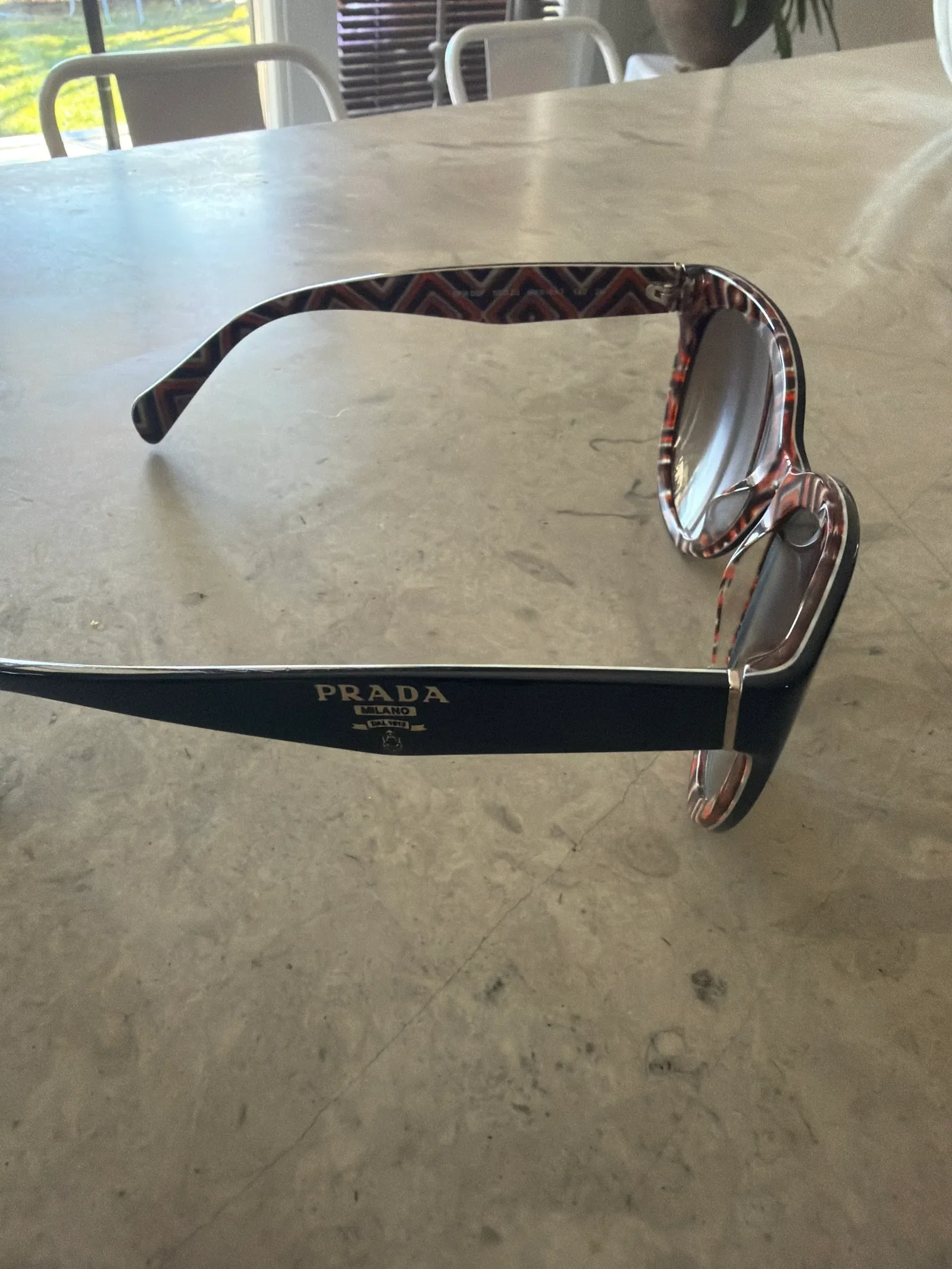 Prada Spr05p Mas-oa4 140 2n-solglasögon - Image 2