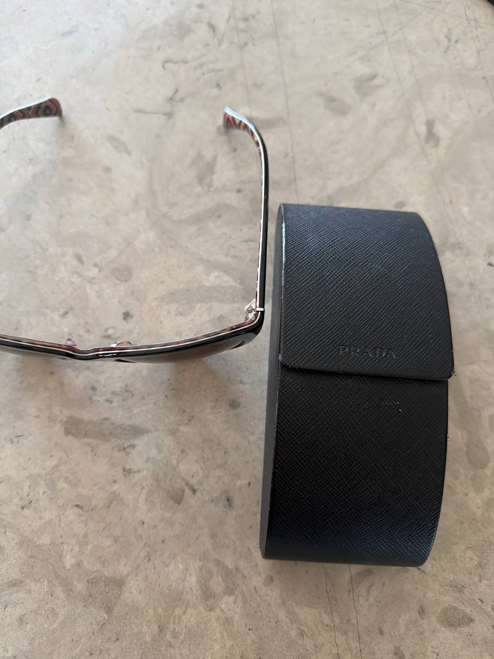 Prada Spr05p Mas-oa4 140 2n-solglasögon - Image 3
