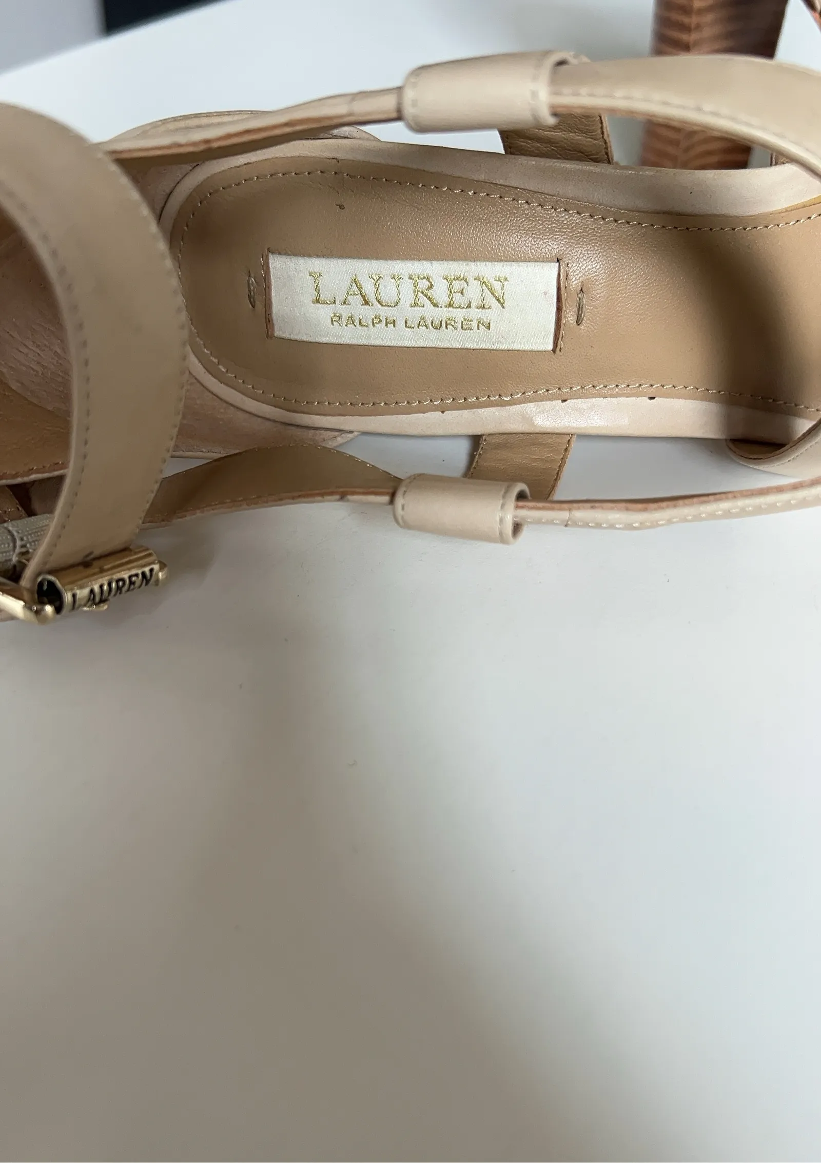Ralph Lauren Kareena-skinnklackar - Image 4