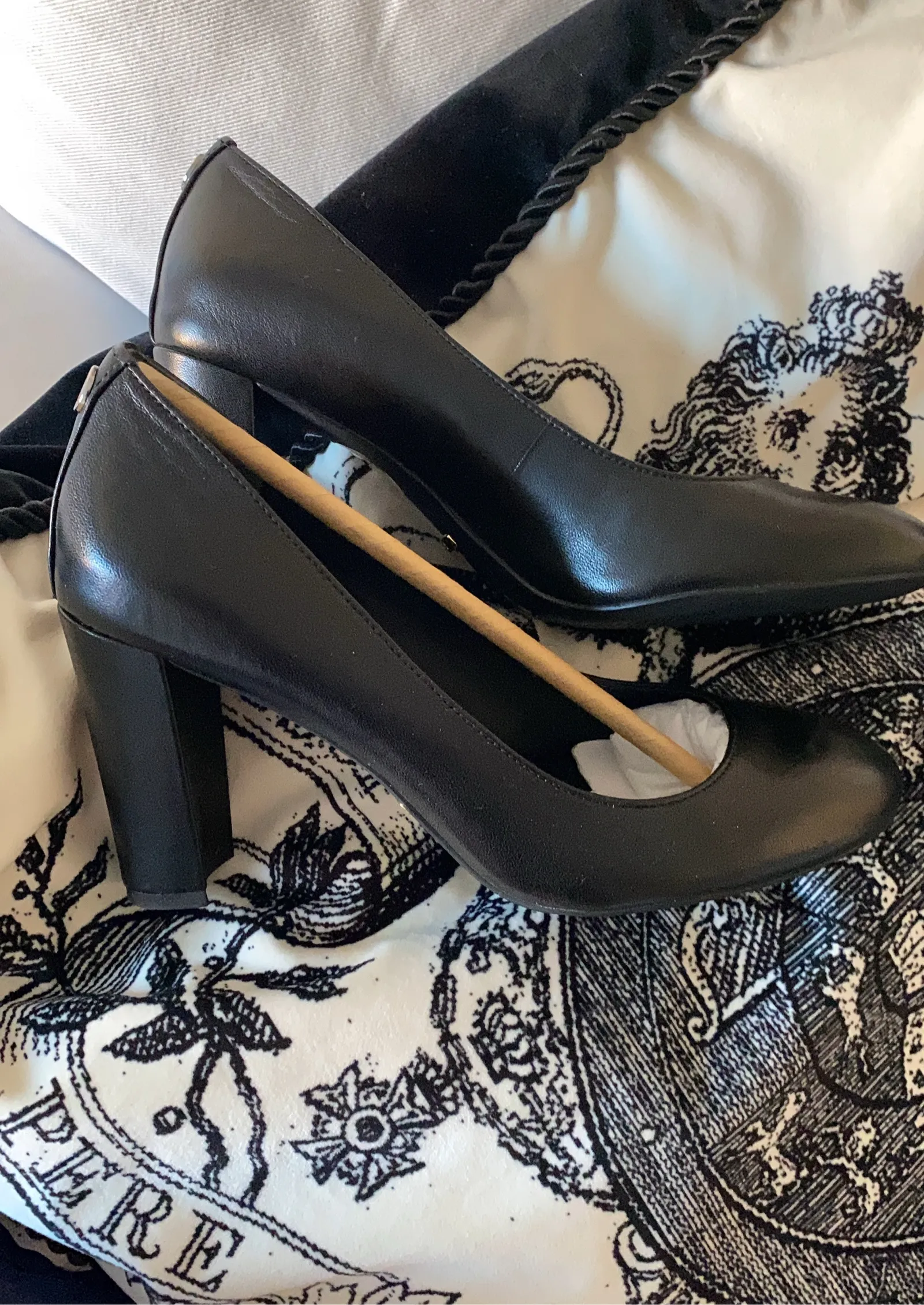 Ralph Lauren Maddie Pm Drs Black-skinnklackar NWOT - Image 2